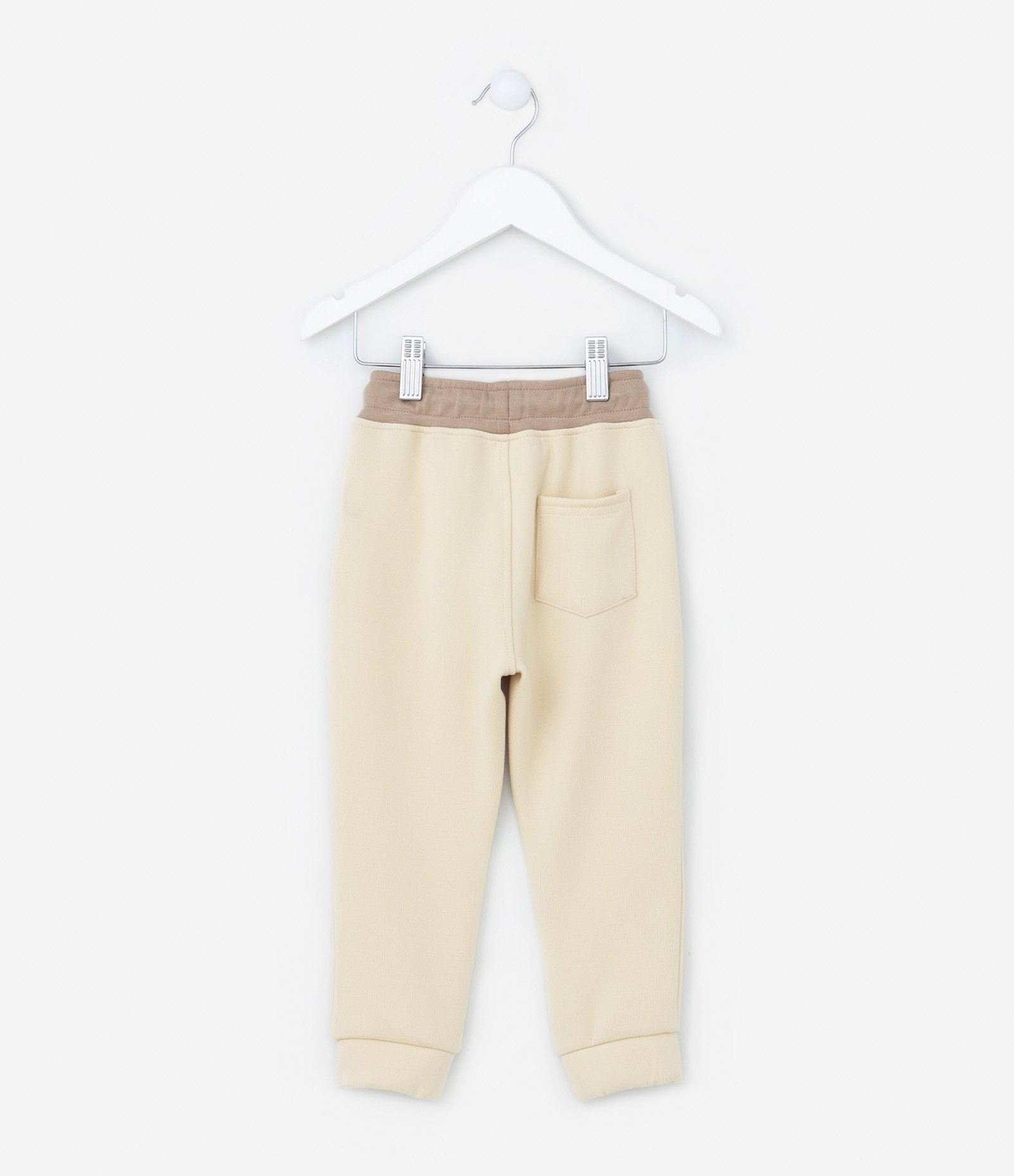 Calça Infantil com Bolsos e Estampa Jurassic World - Tam 1 a 5 Anos Bege 2