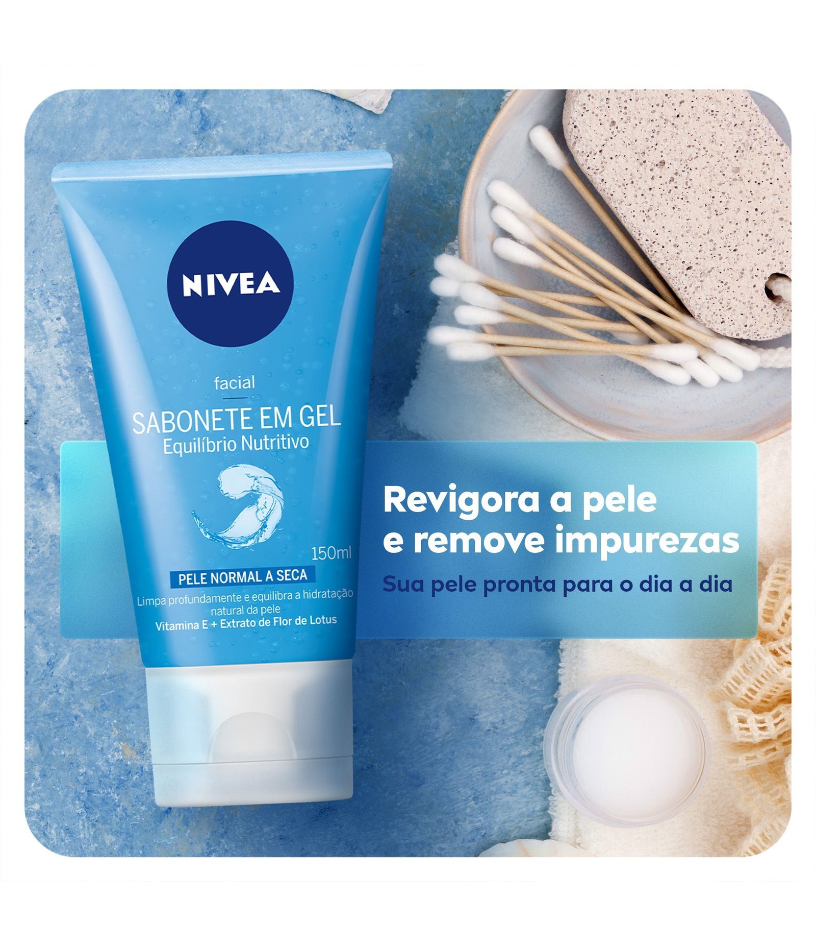 Sabonete Facial em Gel Equilibrio Protetor Nivea 150ml 3