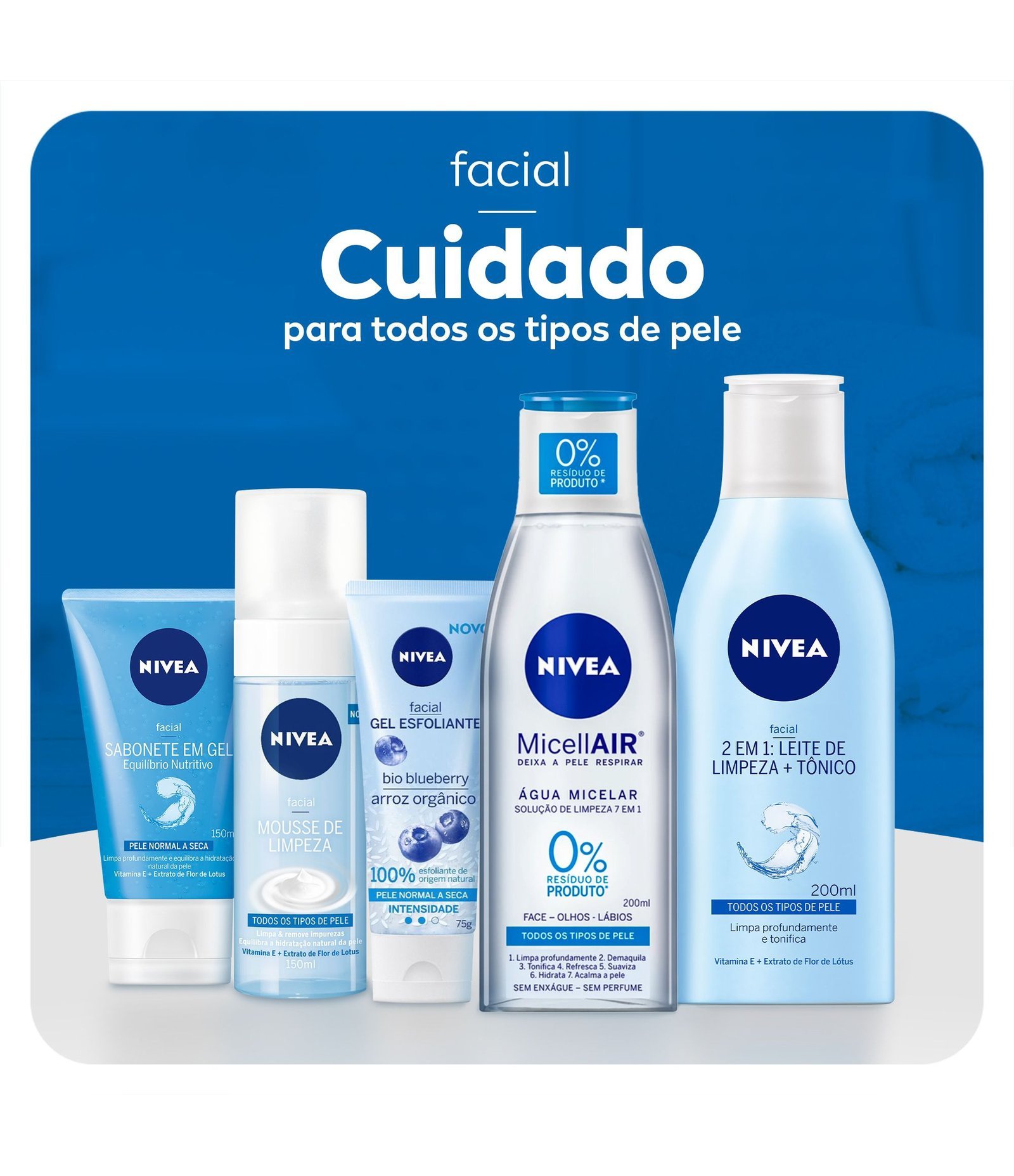 Sabonete Facial em Gel Equilibrio Protetor Nivea 150ml 9