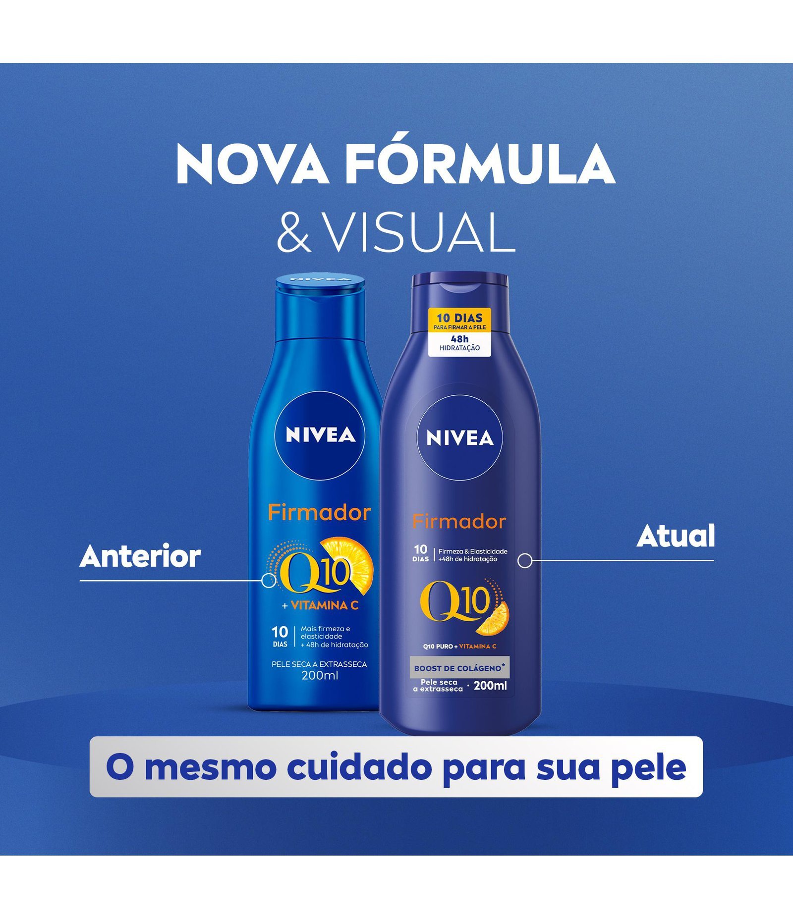 Loção Hidratante Firmador Q10 + Vitamina C Pele Seca Nivea 200ml 5