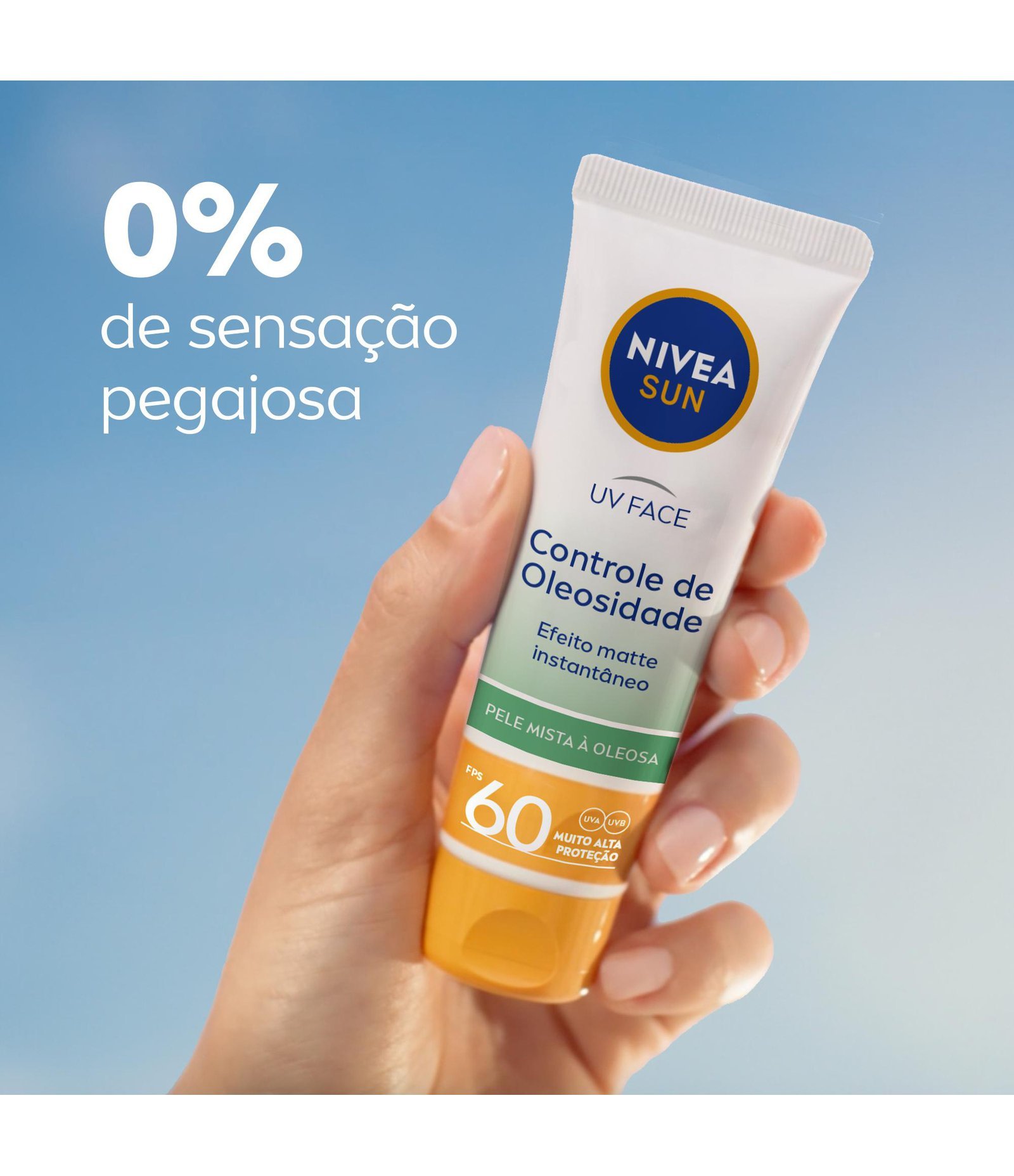 Protetor Solar UV Face Controle de Oleosidade FPS60 Nivea Sun 50ml 6