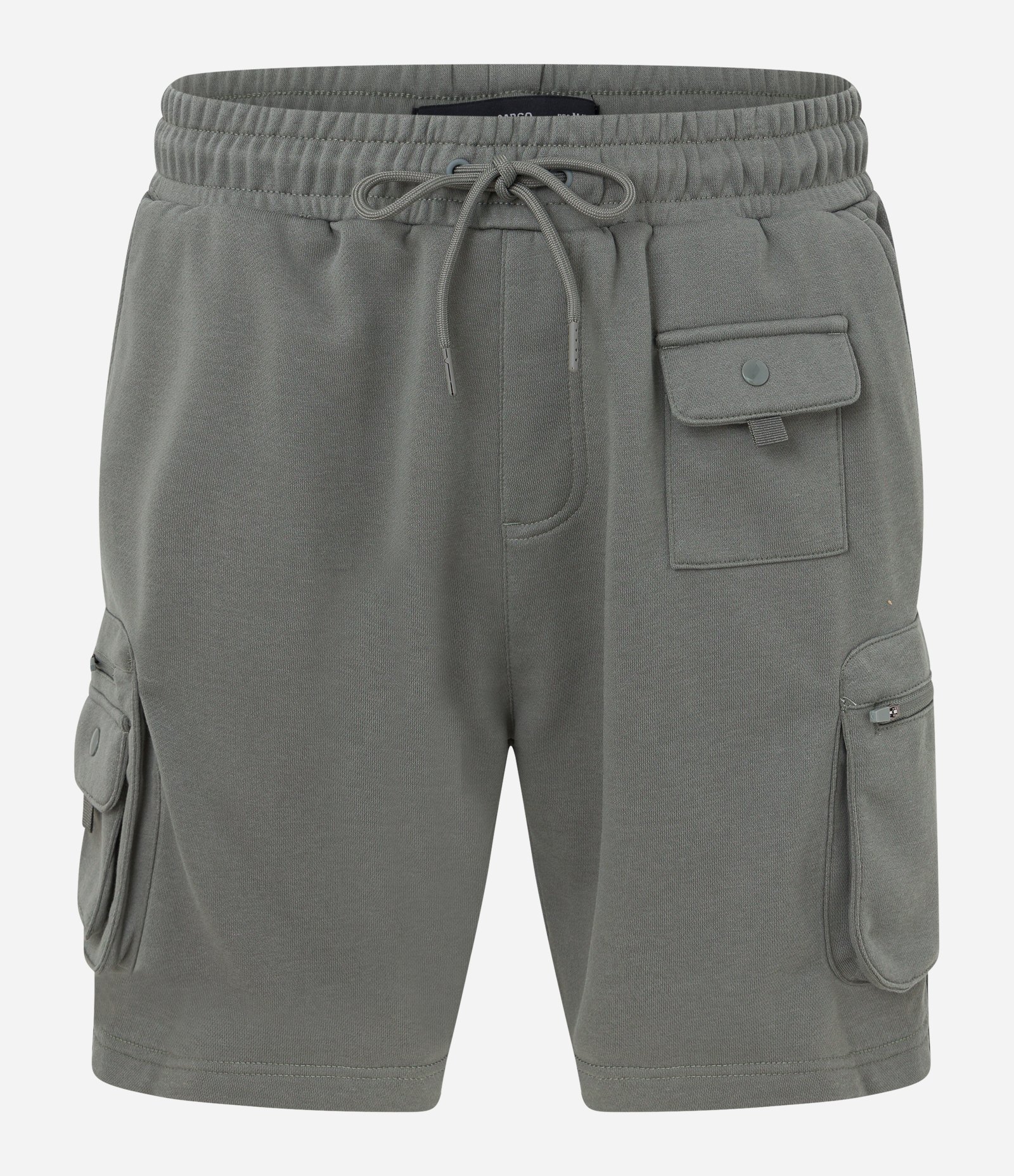 Bermuda Cargo em Moletom com Amarração na Cintura e Bolsos Táticos 4