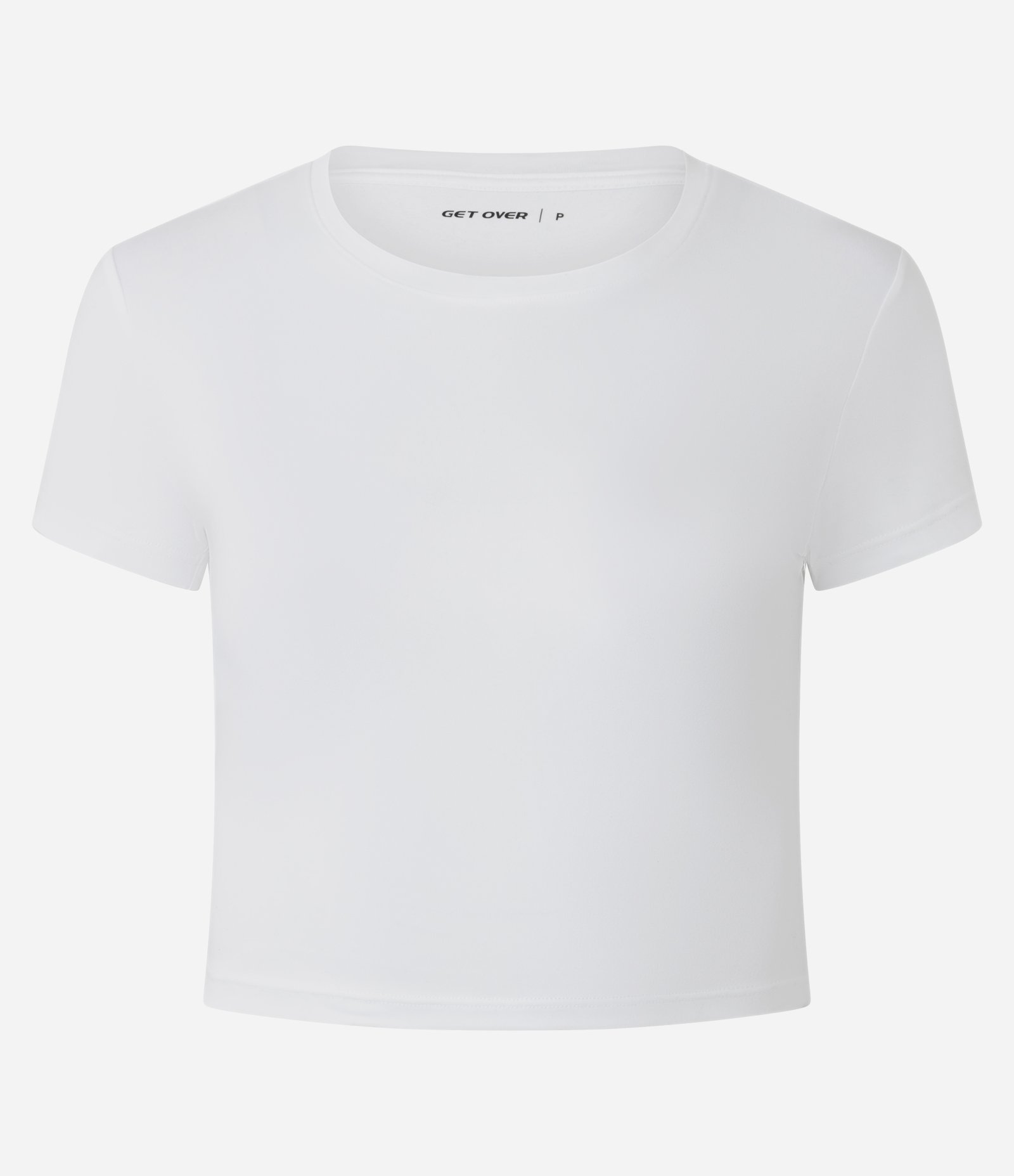 Camiseta Cropped Esportiva com Diferencial Toque Suave Branco 5