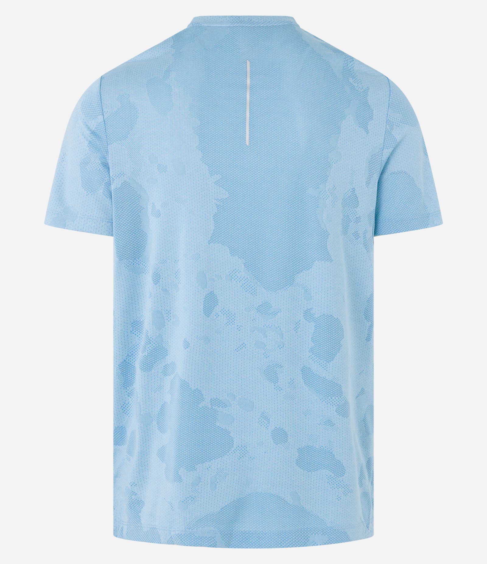 Camiseta Esportiva com Textura Jacquard Azul 7