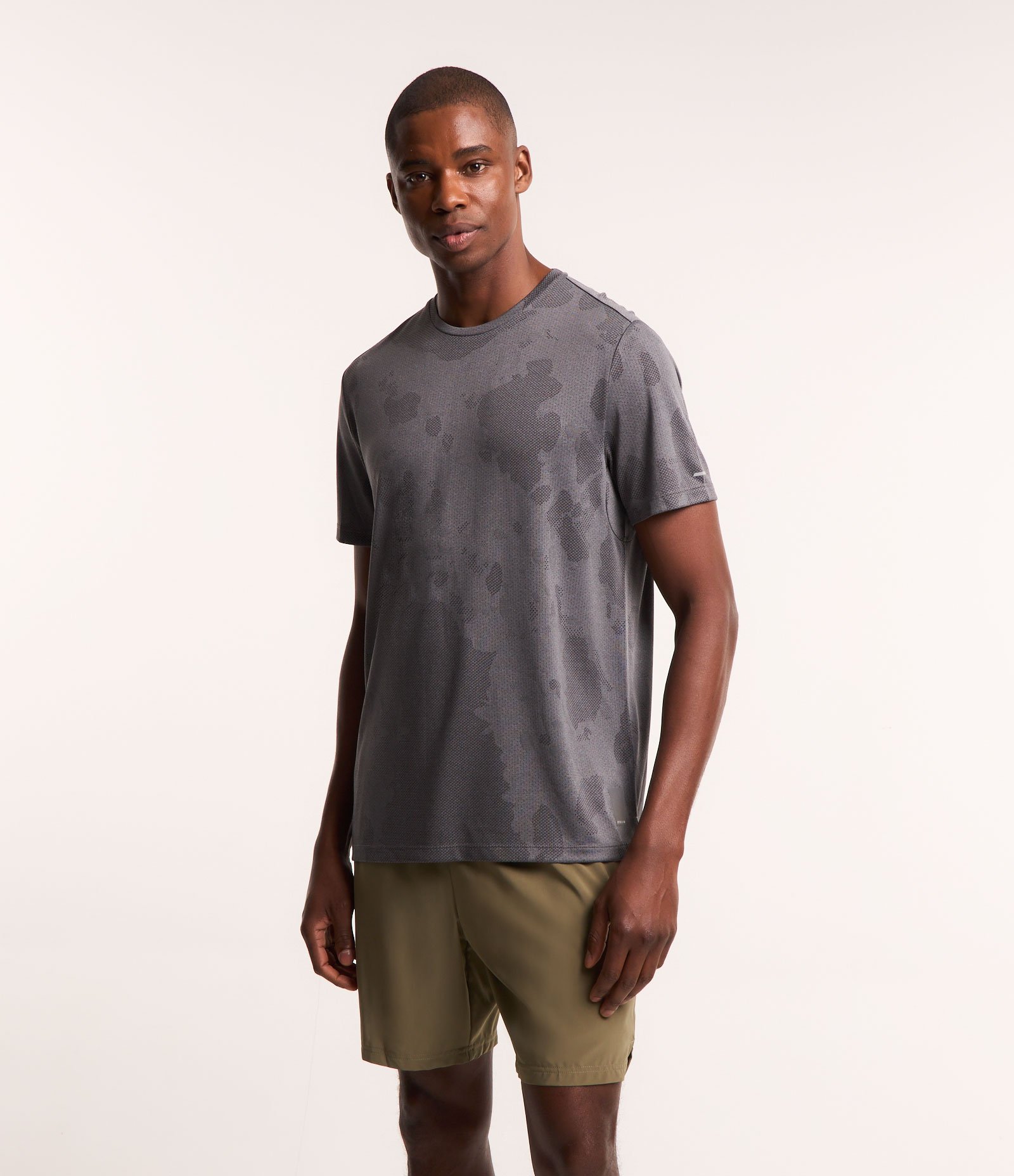 Camiseta Esportiva com Textura Jacquard 1