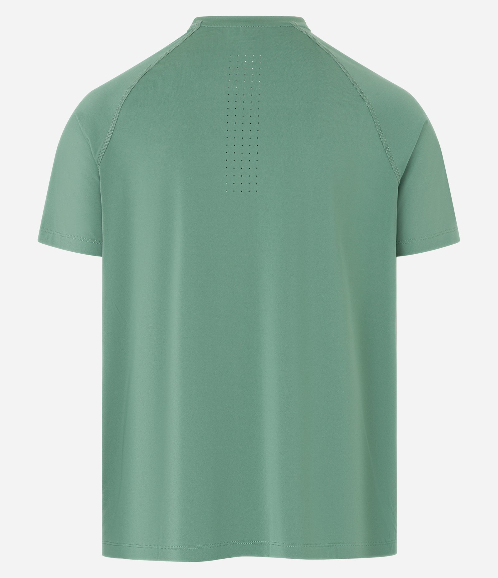 Camiseta Regular Esportiva com Tecnologia Dry e Detalhes Laser Cut Verde 6