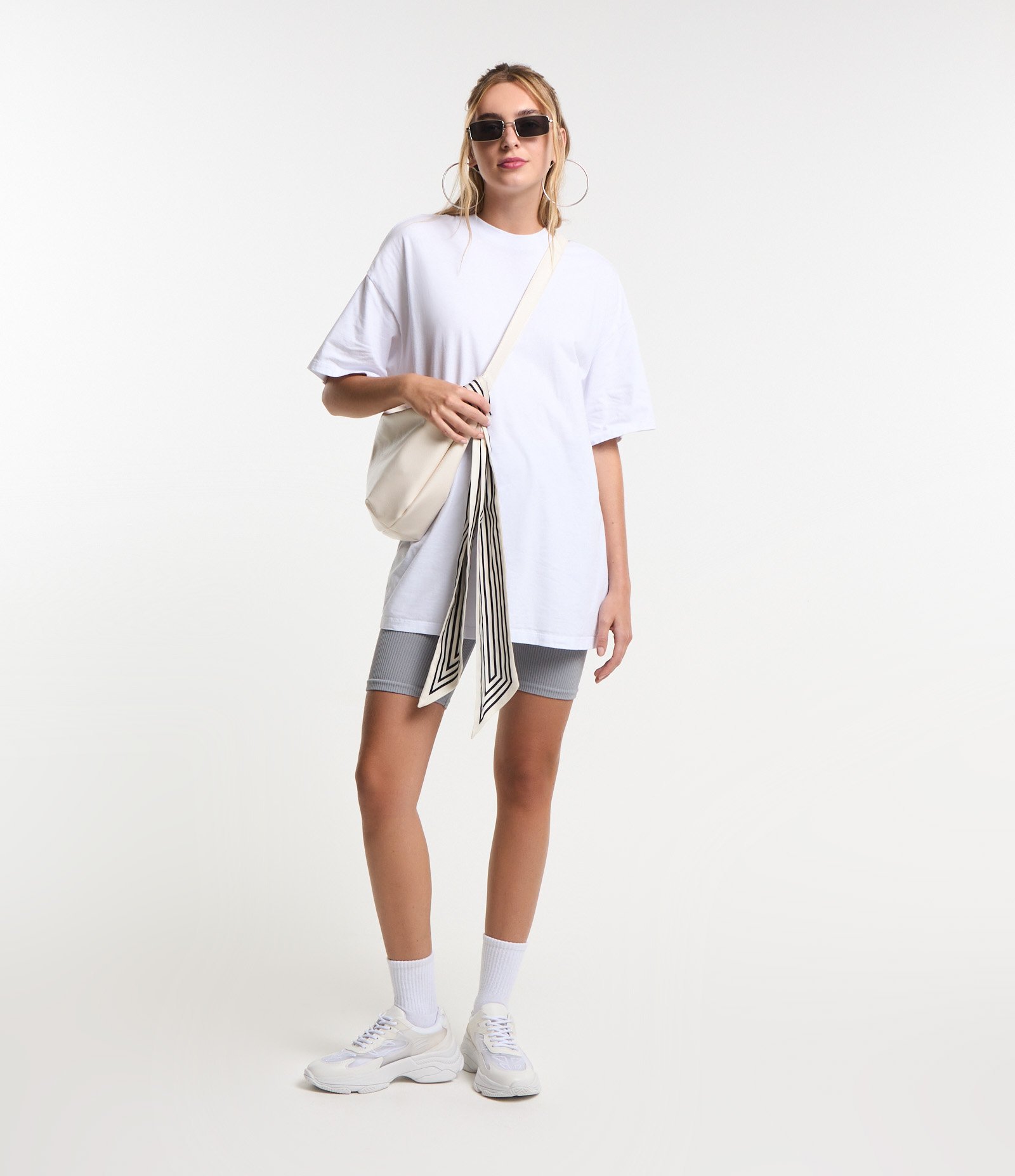 Bermuda Ciclista em Poliamida Canelada sem Costura 2