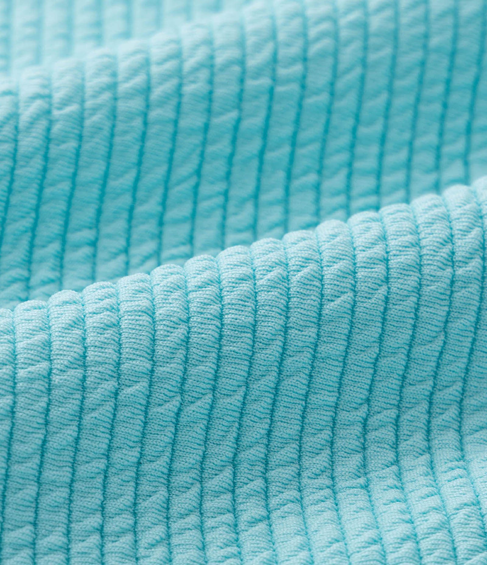 Biquíni Infantil Texturizado com Babadinhos - Tam 5 a 14 Anos Azul 3