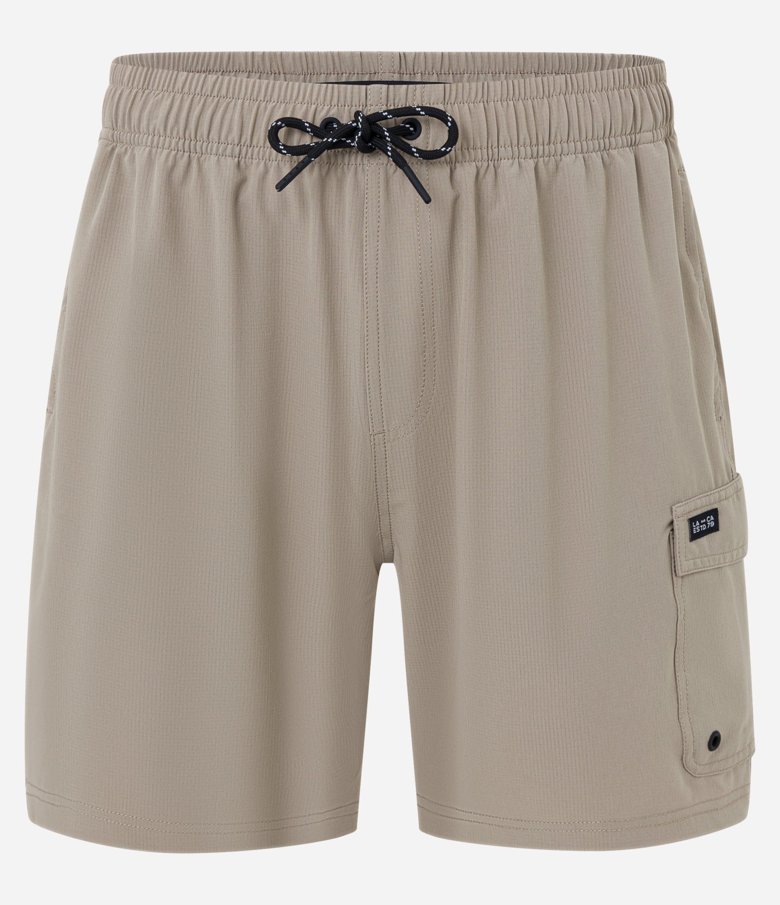 Bermuda em Ripstop com Bolso Lateral Bege 6