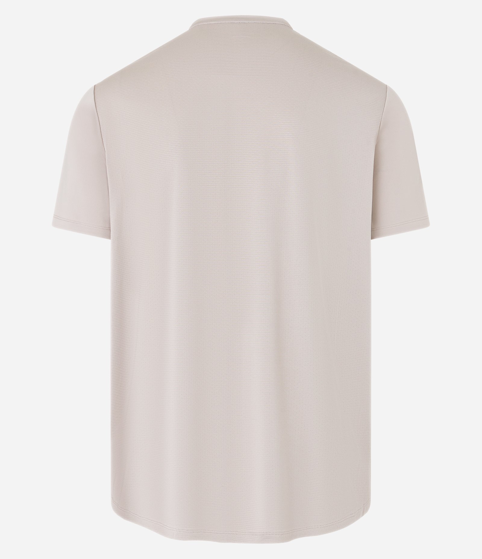 Camiseta Esportiva em Tecnologia Dry com Estampa Lettering e Costas Respirável Bege 5