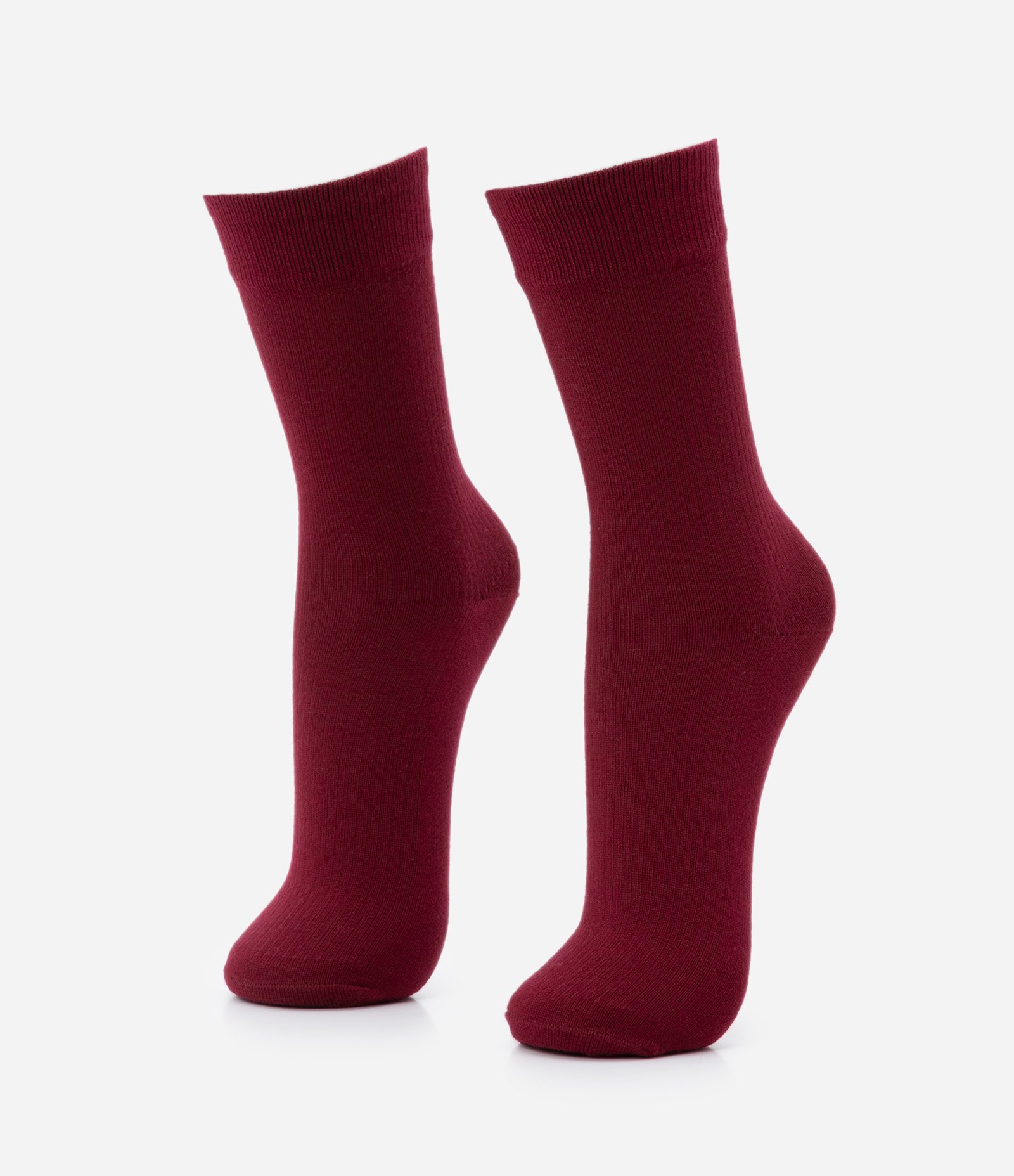 Meia Cano Médio em Viscose Texturizada 1