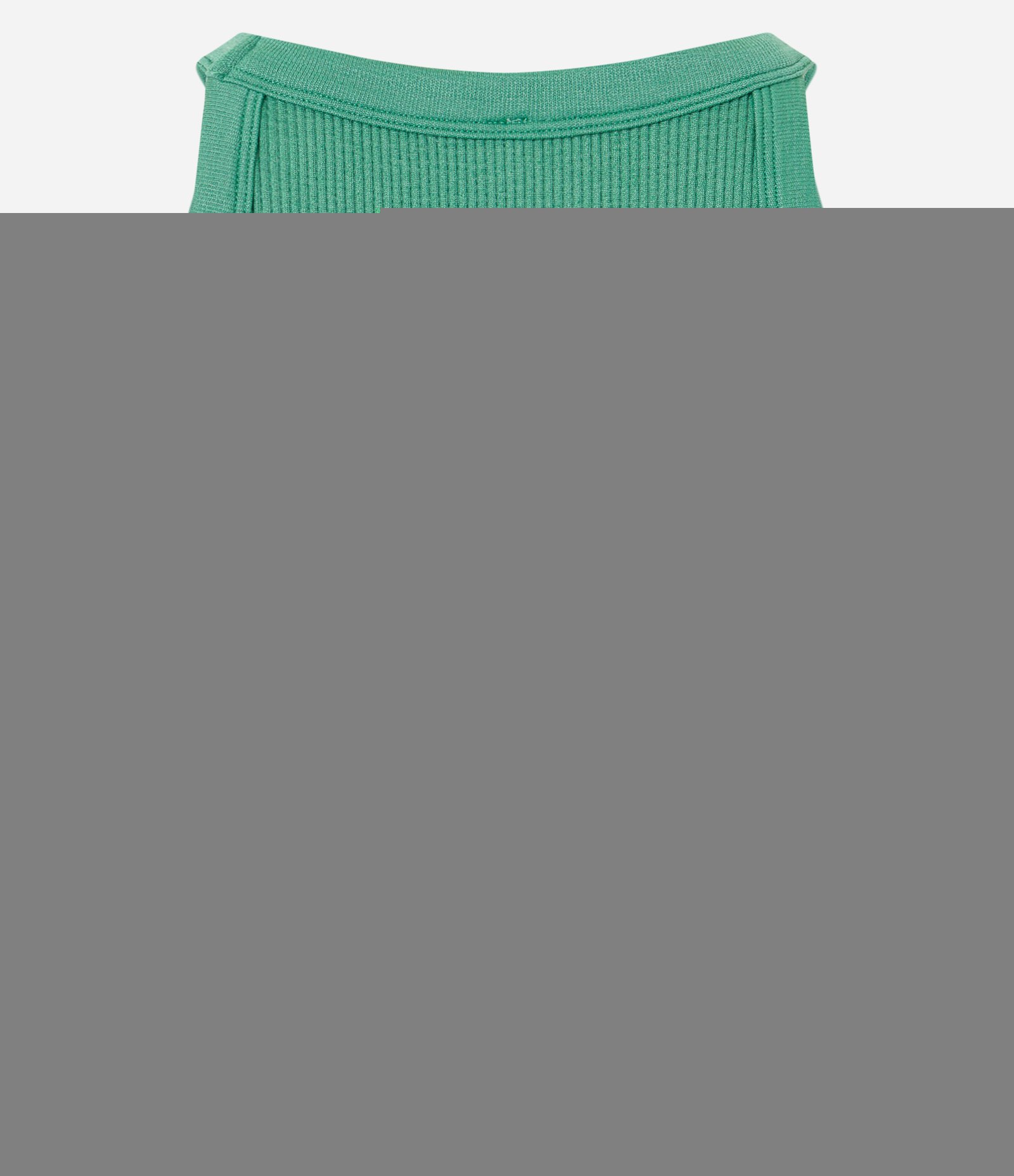 Blusa Cropped Sem Manga e Sem Costura com Decote Halter Verde 6