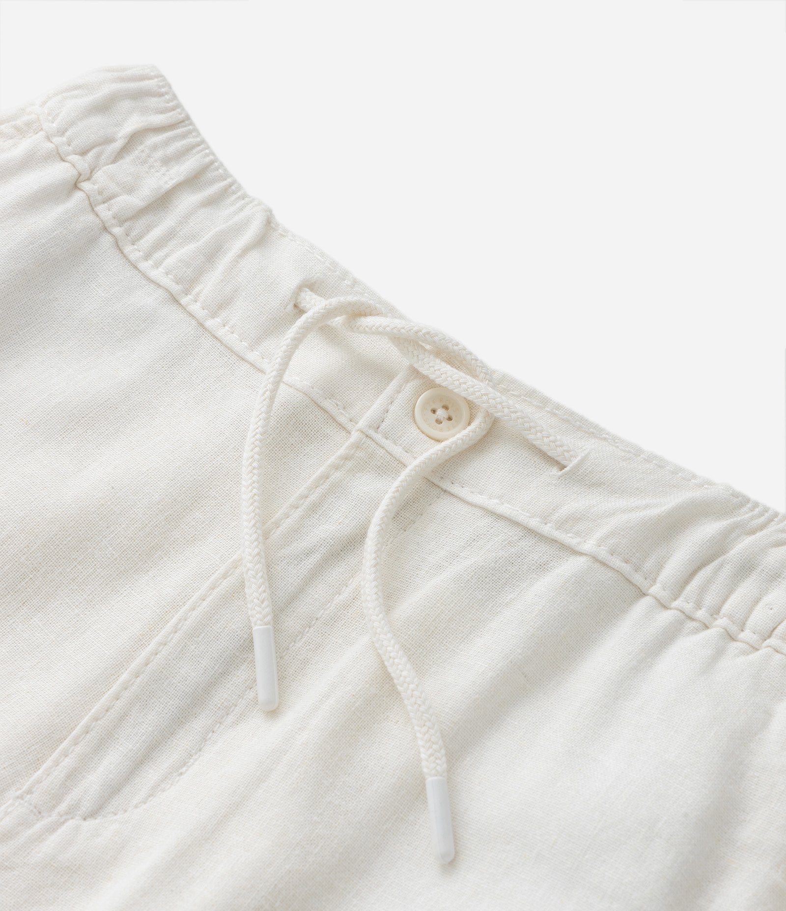 Bermuda Infantil em Viscolinho com Bolsos - Tam 5 a 14 Anos Off White 5