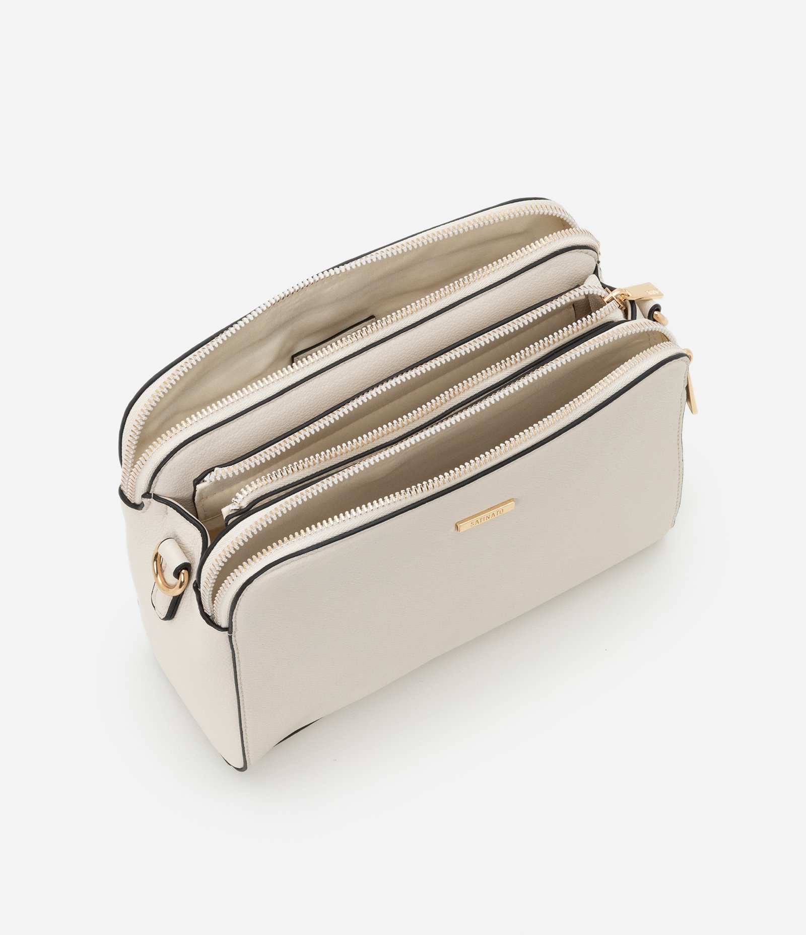 Bolsa Transversal Média em PU com Alça Gorgorão 4