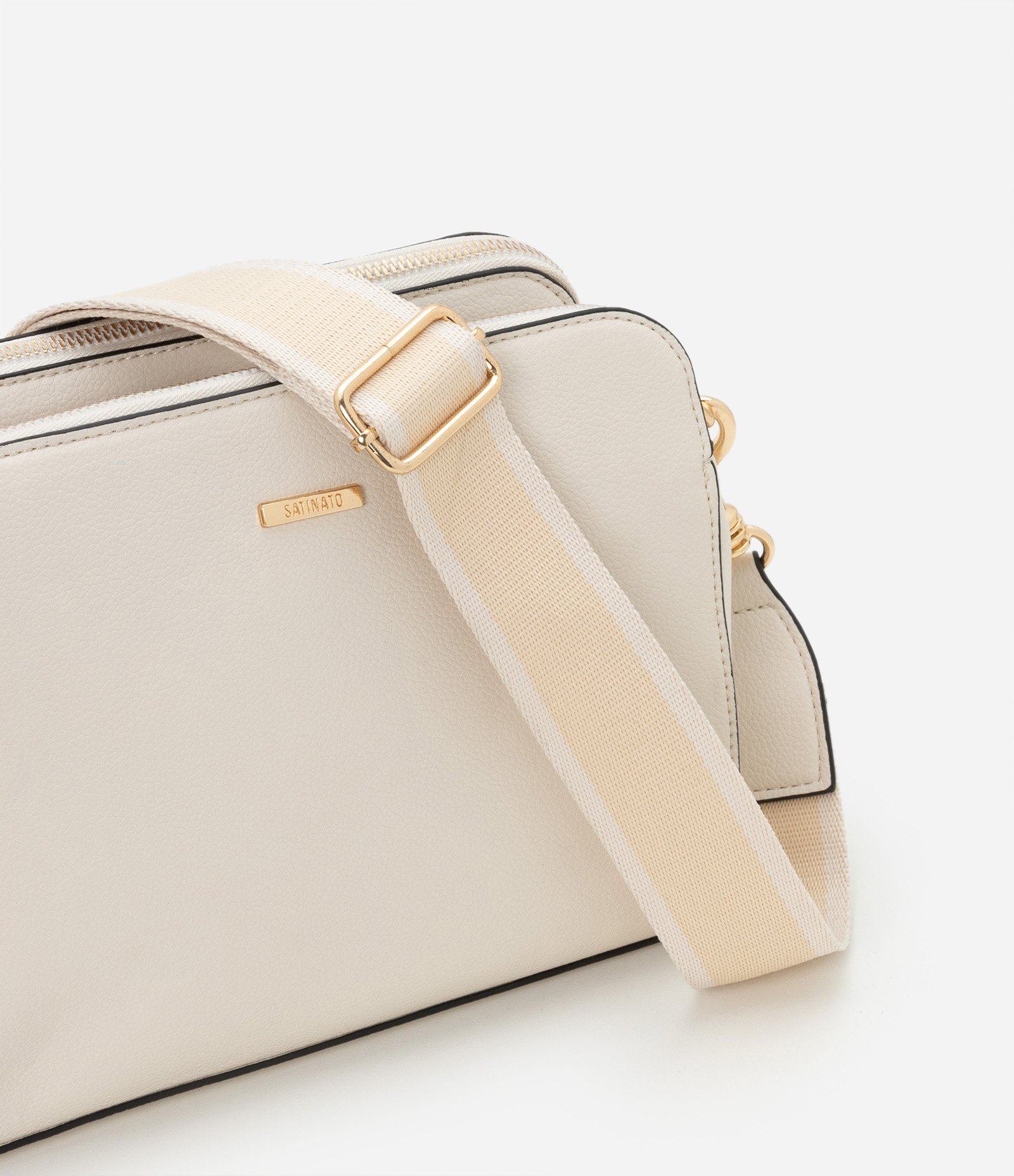 Bolsa Transversal Média em PU com Alça Gorgorão 5