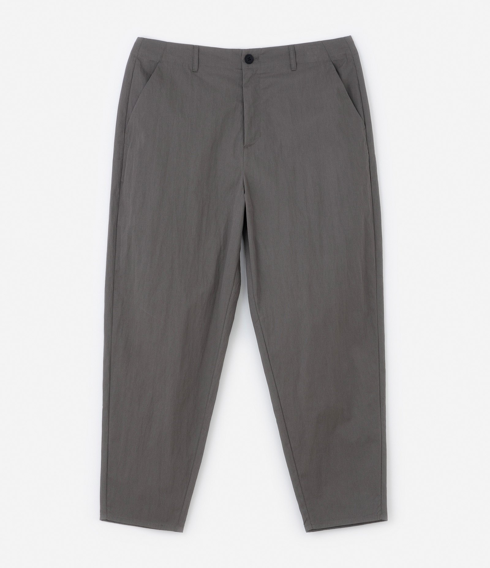 Calça Ballon em Sarja com Textura Cinza 6