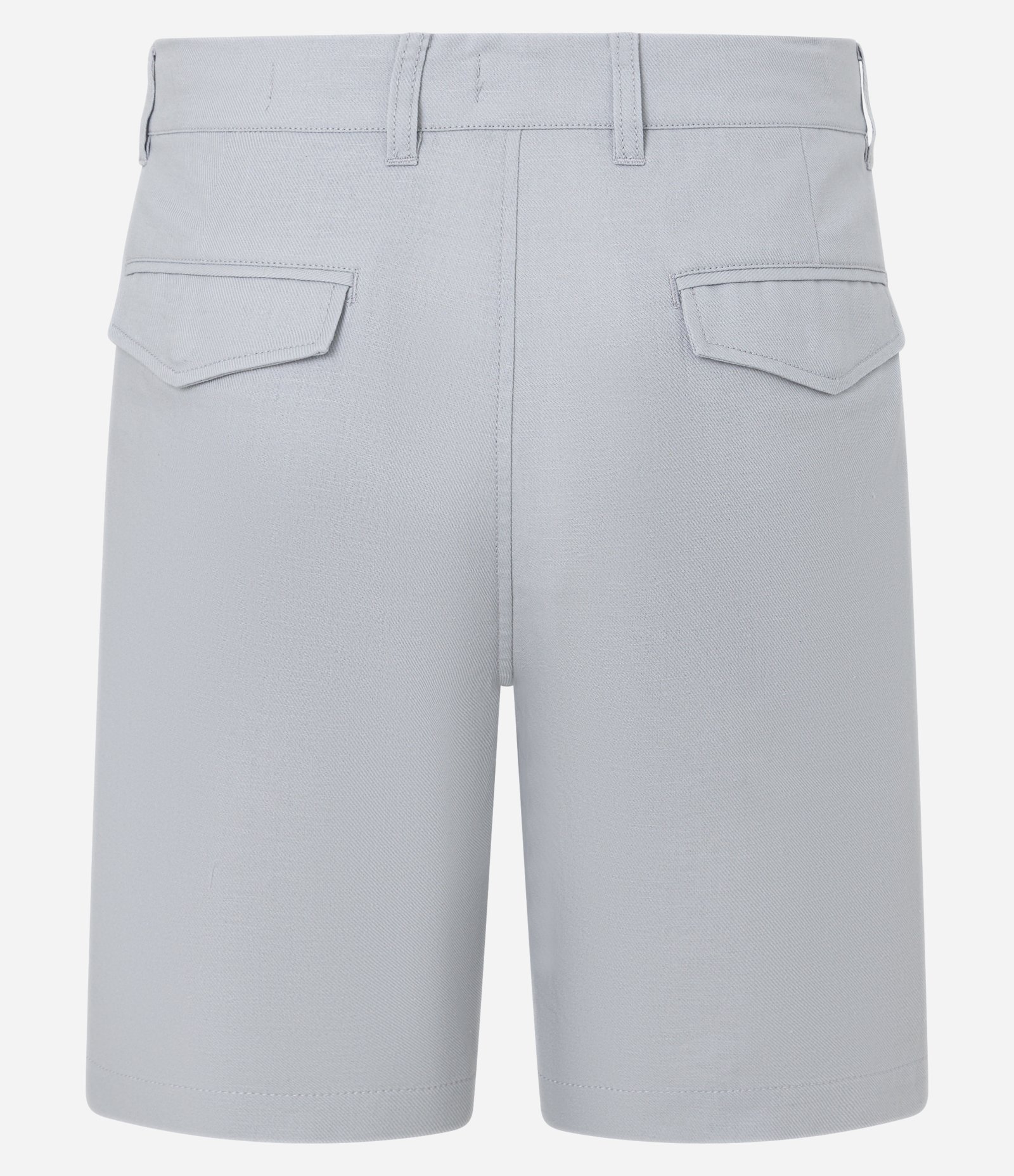 Bermuda Reta em Algodão e Linho com Textura Cinza 6