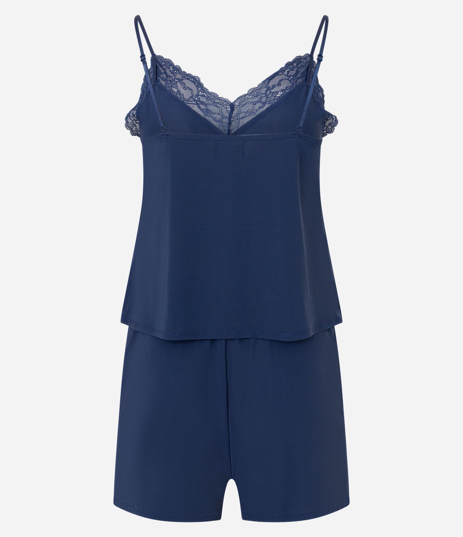 Pijama Short Doll Alcinha em Poliamida com Detalhes Rendados 7