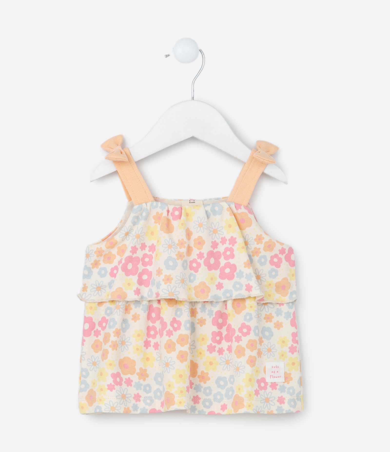 Conjunto Infantil com Estampa Floral - Tam 0 a 18 meses Multicores 3
