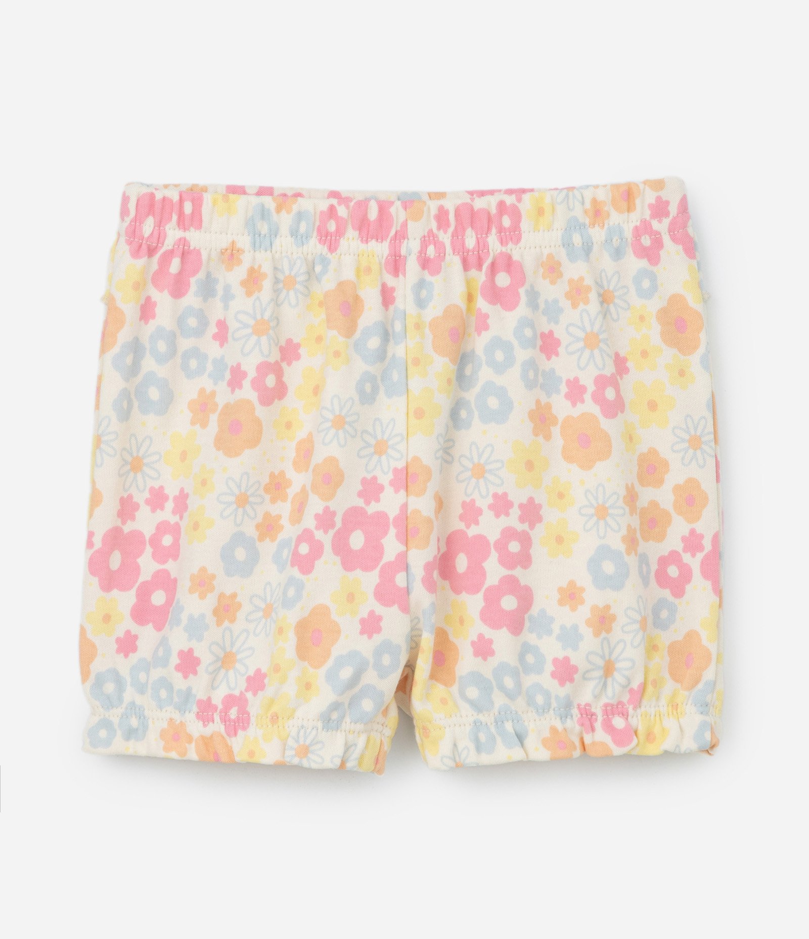 Conjunto Infantil com Estampa Floral - Tam 0 a 18 meses Multicores 7