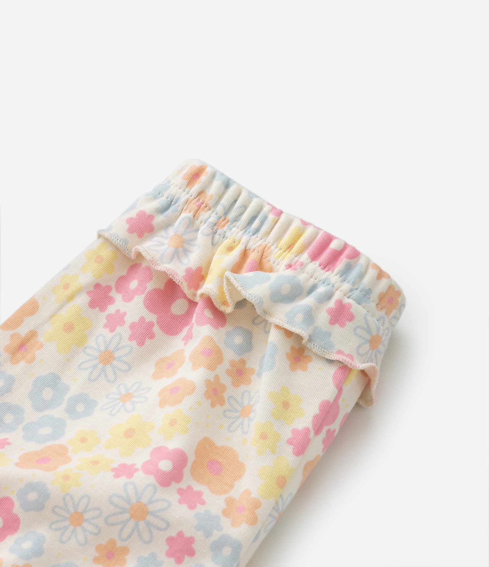 Conjunto Infantil com Estampa Floral - Tam 0 a 18 meses Multicores 8