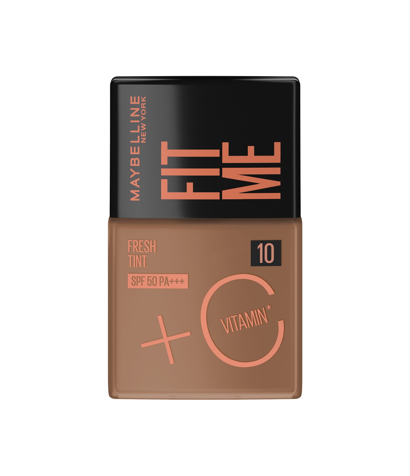 Base Liquida Maybelline NY Fit Me Fresh Tint com Vitamina C e FPS50 COR 10 1