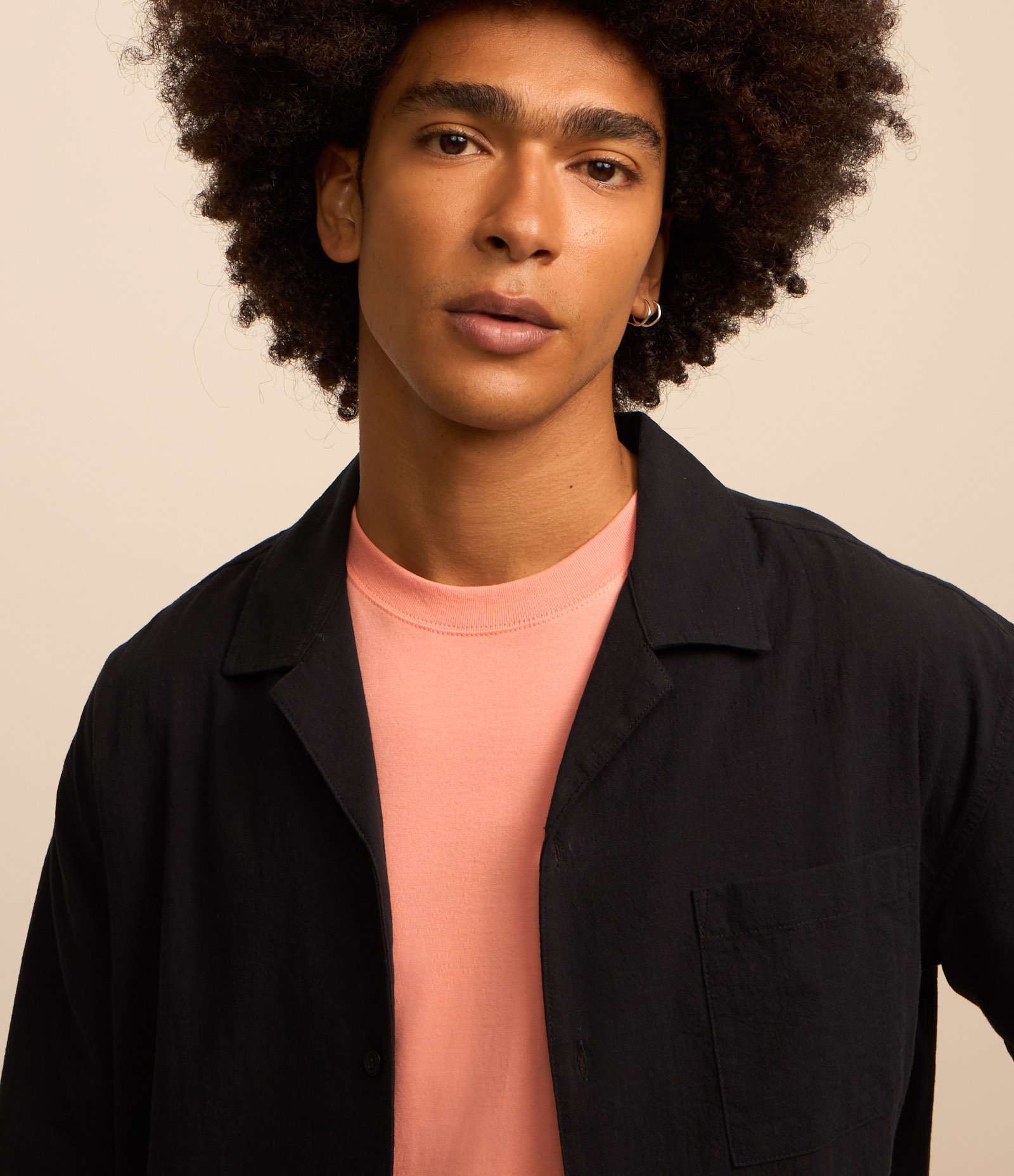 Camisa Relaxed em Tricoline com Textura Bowling 3