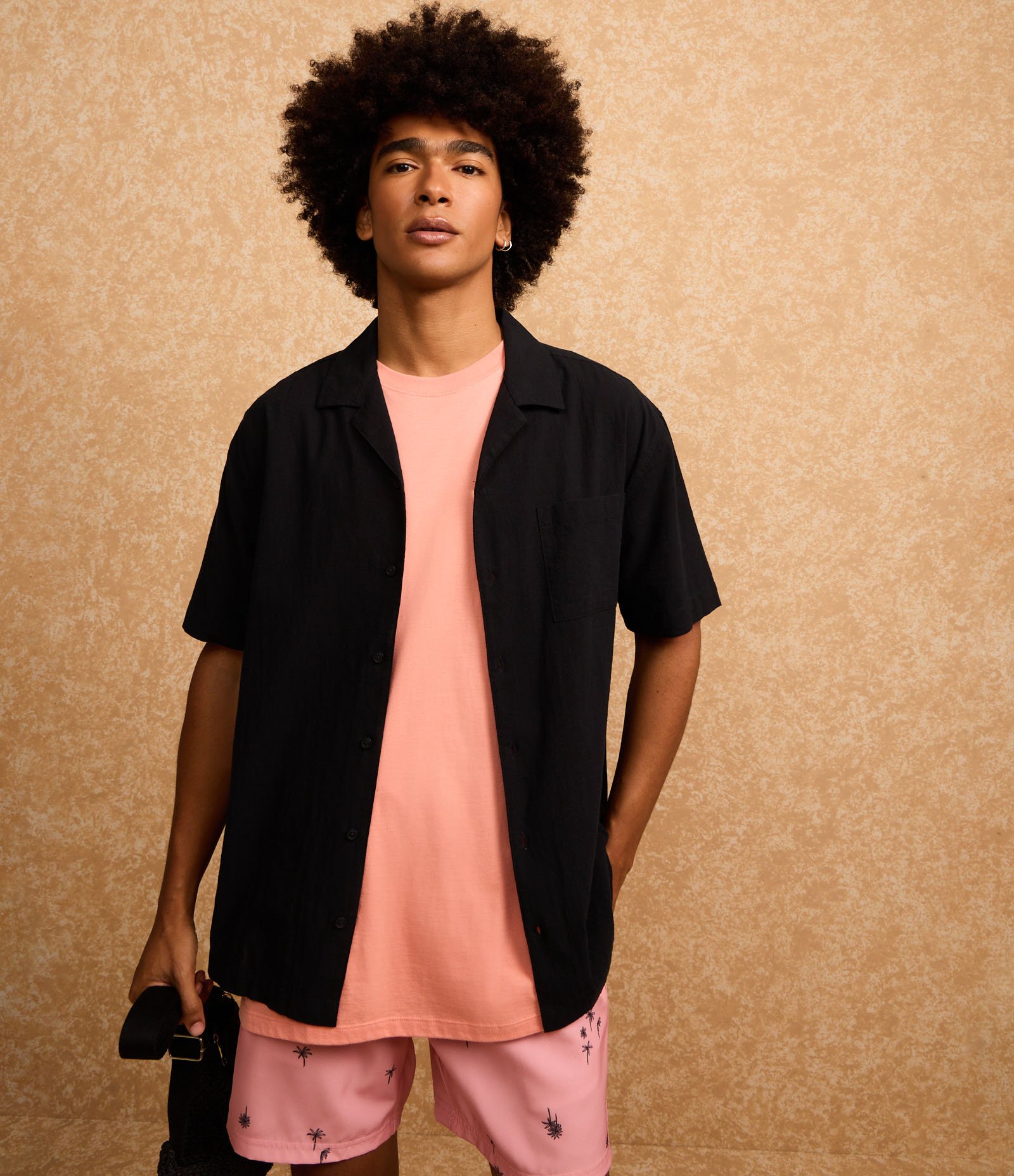 Camisa Relaxed em Tricoline com Textura Bowling 4