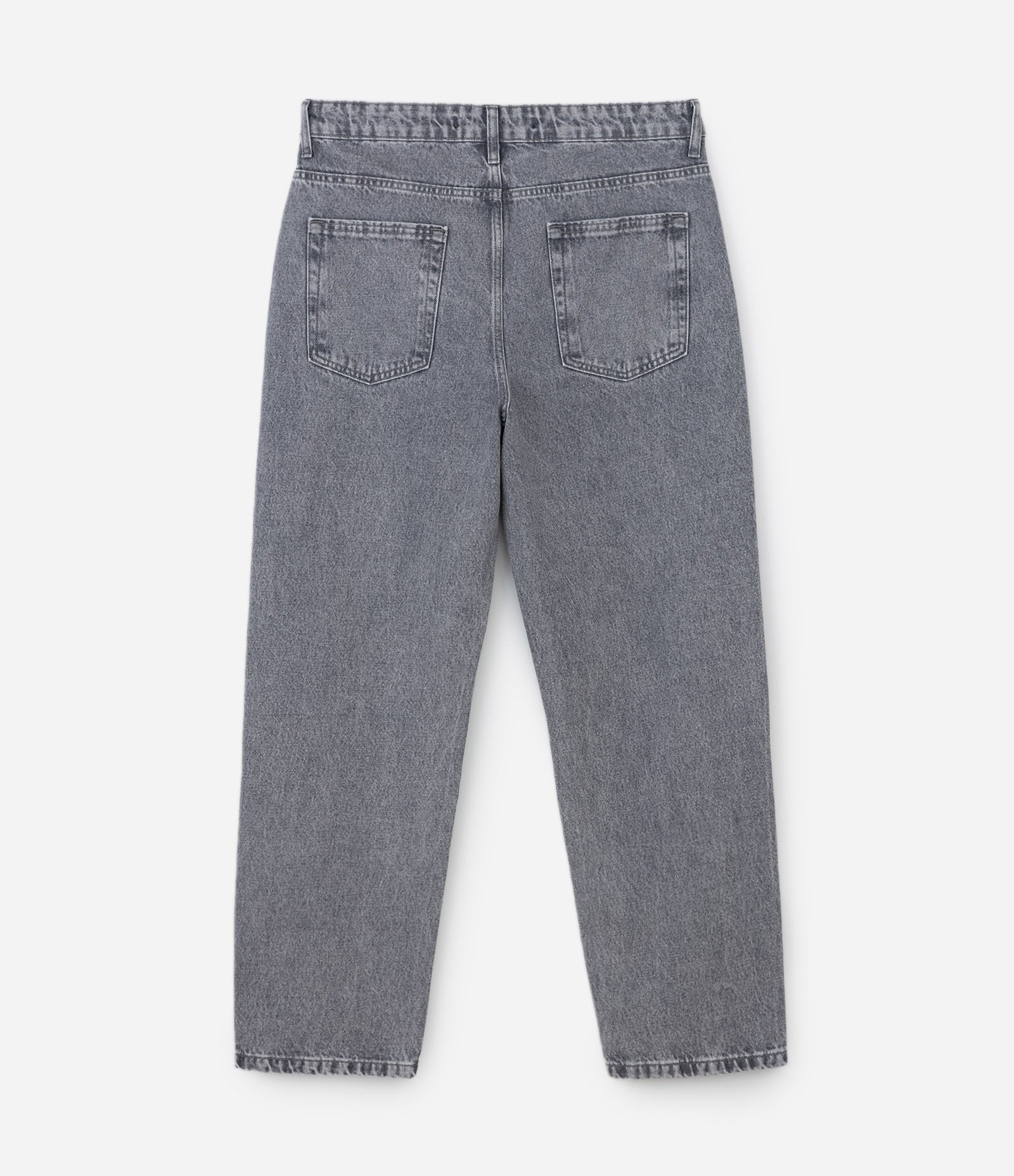 Calça Baggy em Jeans Vintage Cinza 6