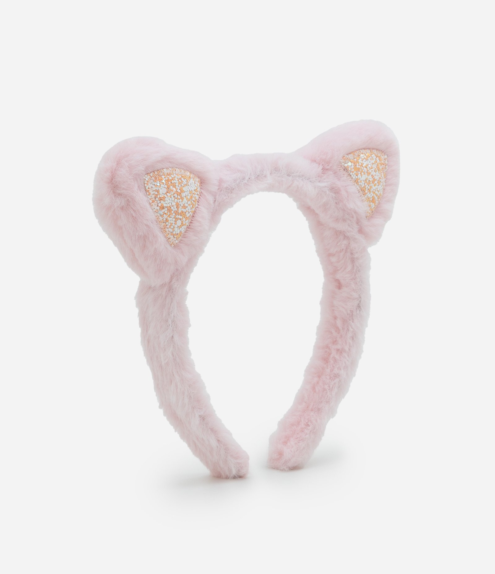 Tiara Infantil Apeluciada com Orelhinhas de Gatinha - Tam U Rosa 4