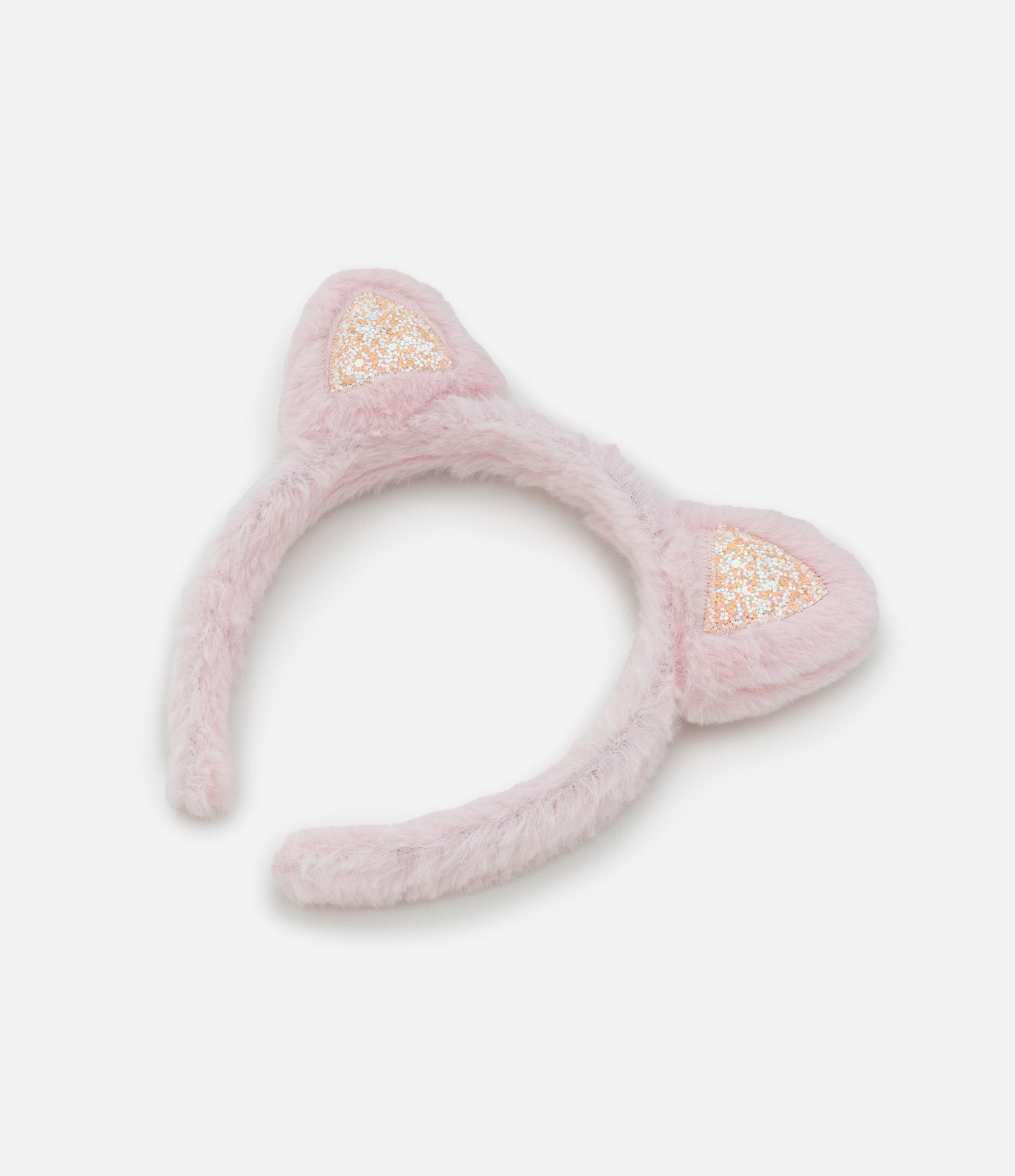 Tiara Infantil Apeluciada com Orelhinhas de Gatinha - Tam U Rosa 5