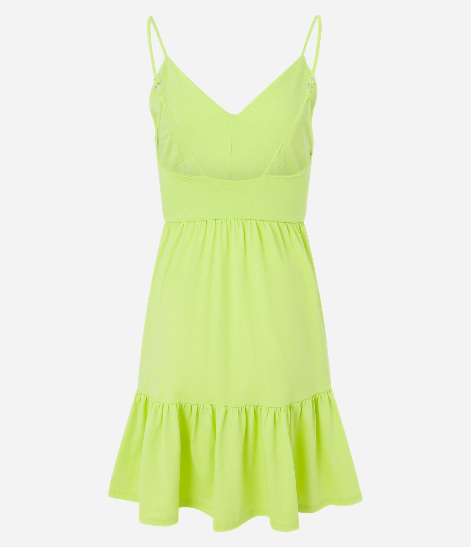 Vestido Curto em Algodão com Recorte e Alcinhas Finas 6