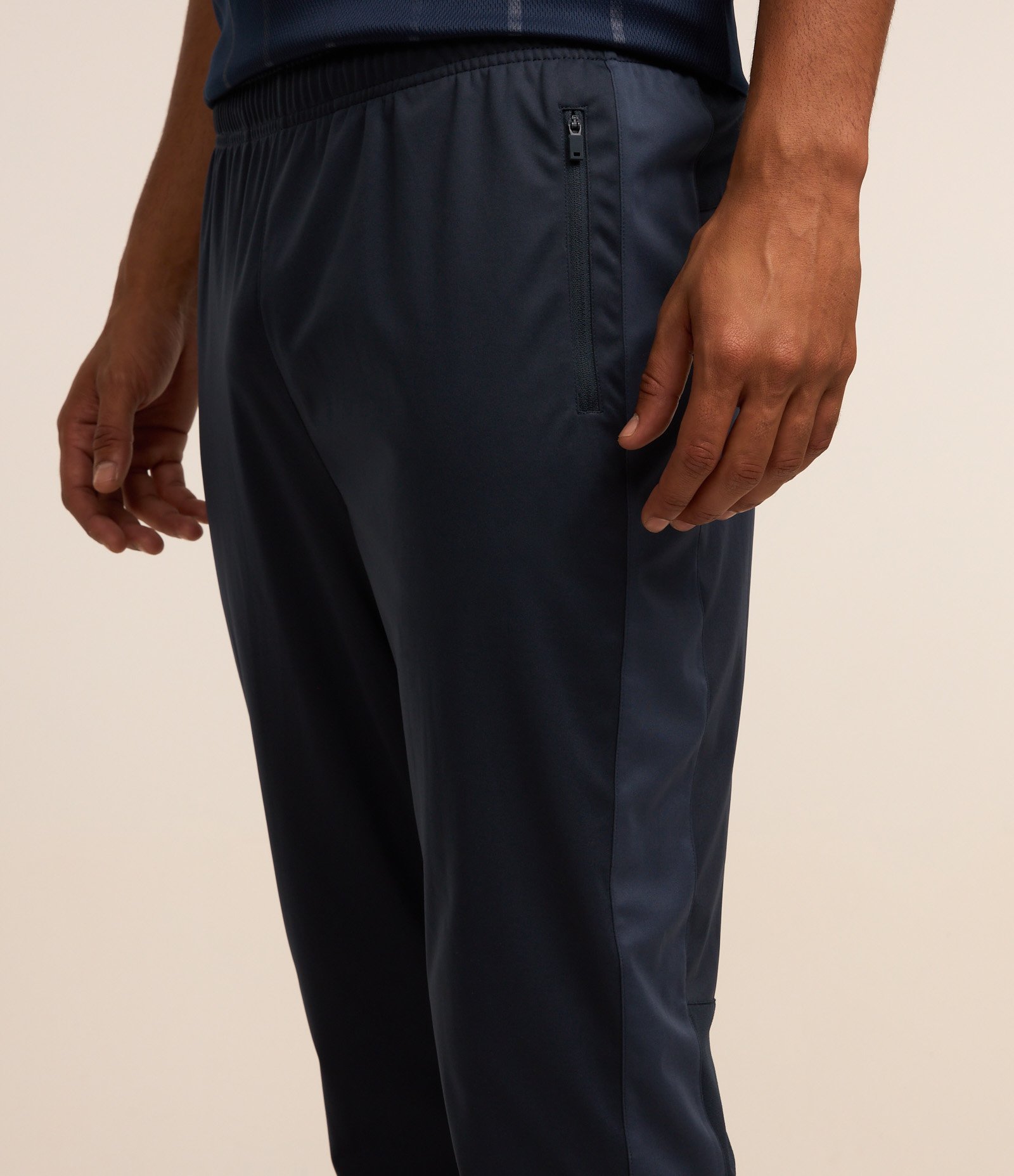 Calça Esportiva Futebol com Cós Elástico Azul Marinho 4