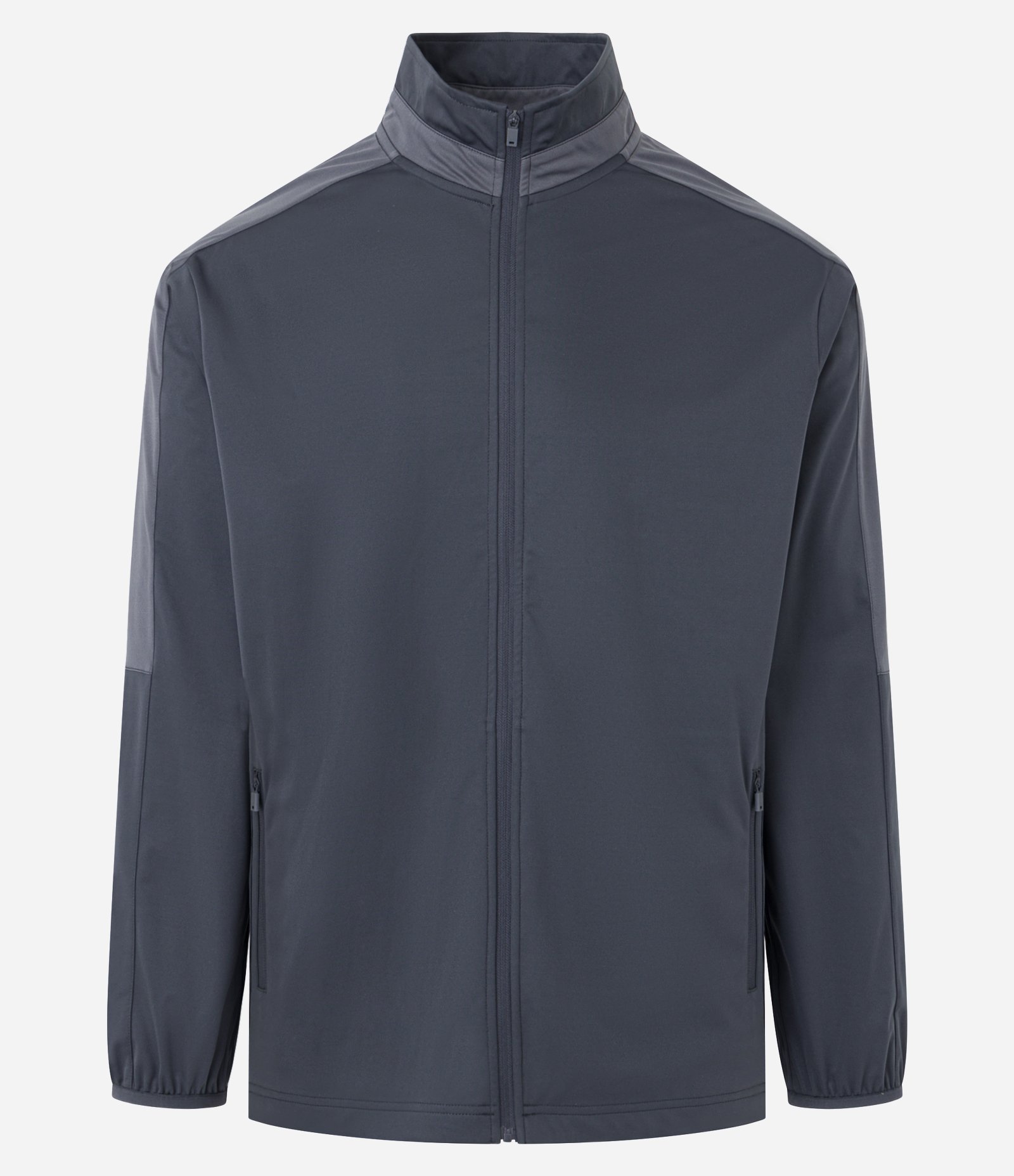 Blusão Esportivo Futebol em Helanca com Fechamento Frontal Cinza 6