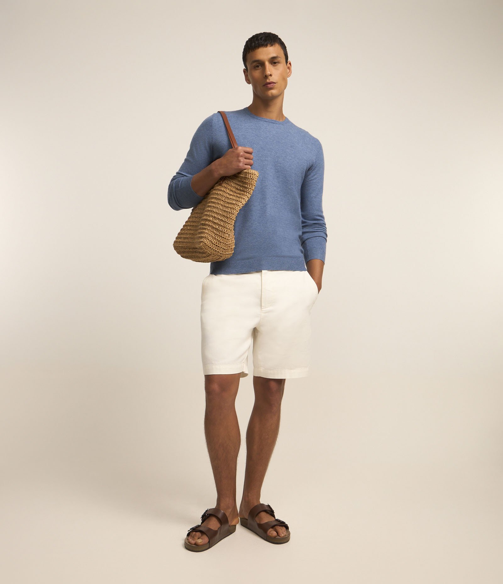 Suéter Básico em Efeito Tricô com Acabamento Canelado 2