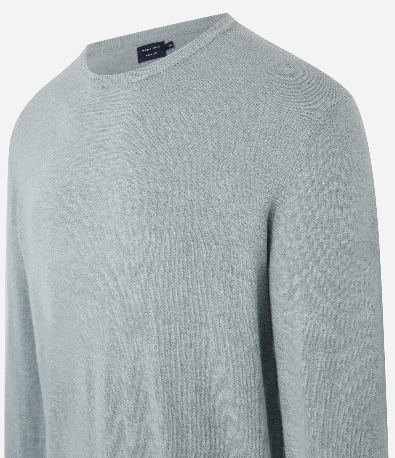 Suéter Básico em Efeito Tricô com Acabamento Canelado 7