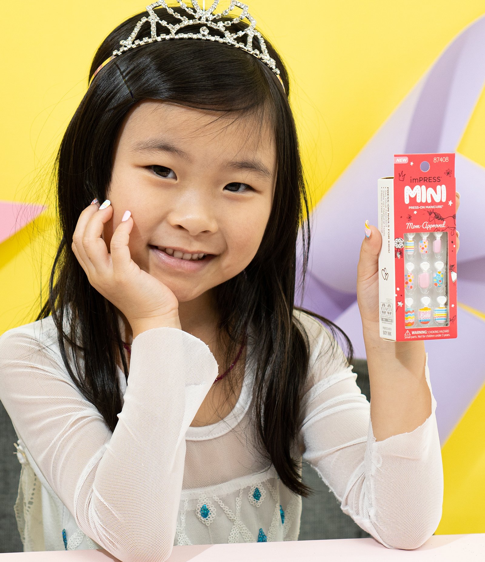 Unhas Autocolantes Infantil Impress Mini Spring Song U 13