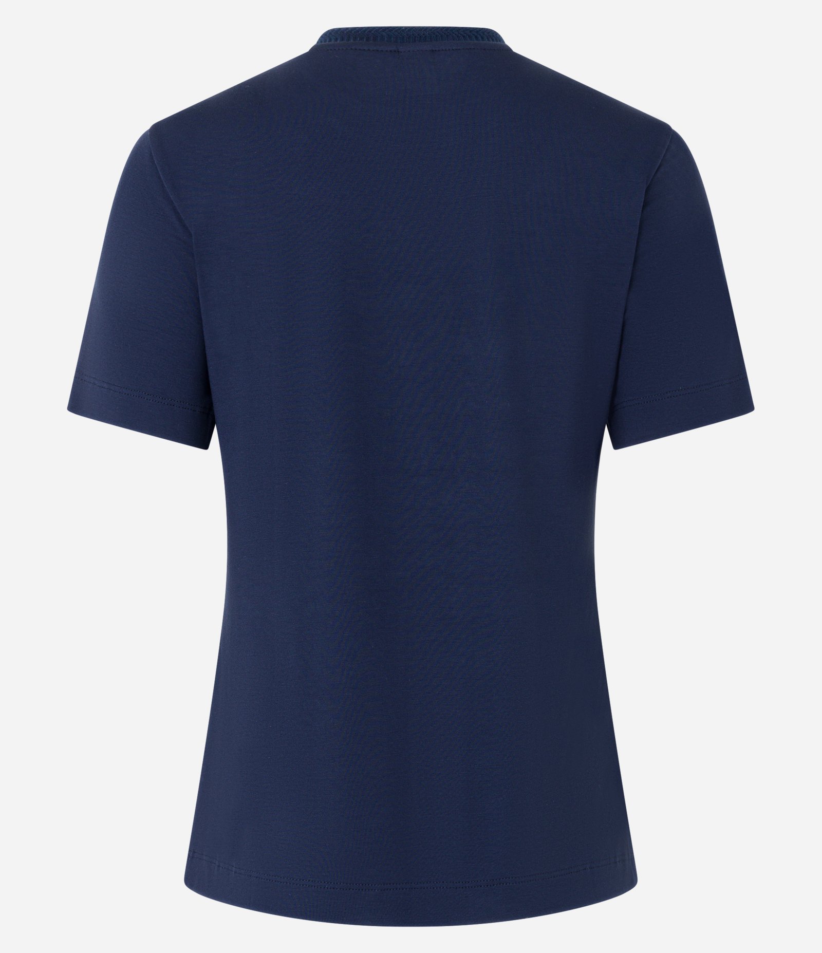 Camiseta em Viscose com Estampa Barco a Vela Azul Escuro 7