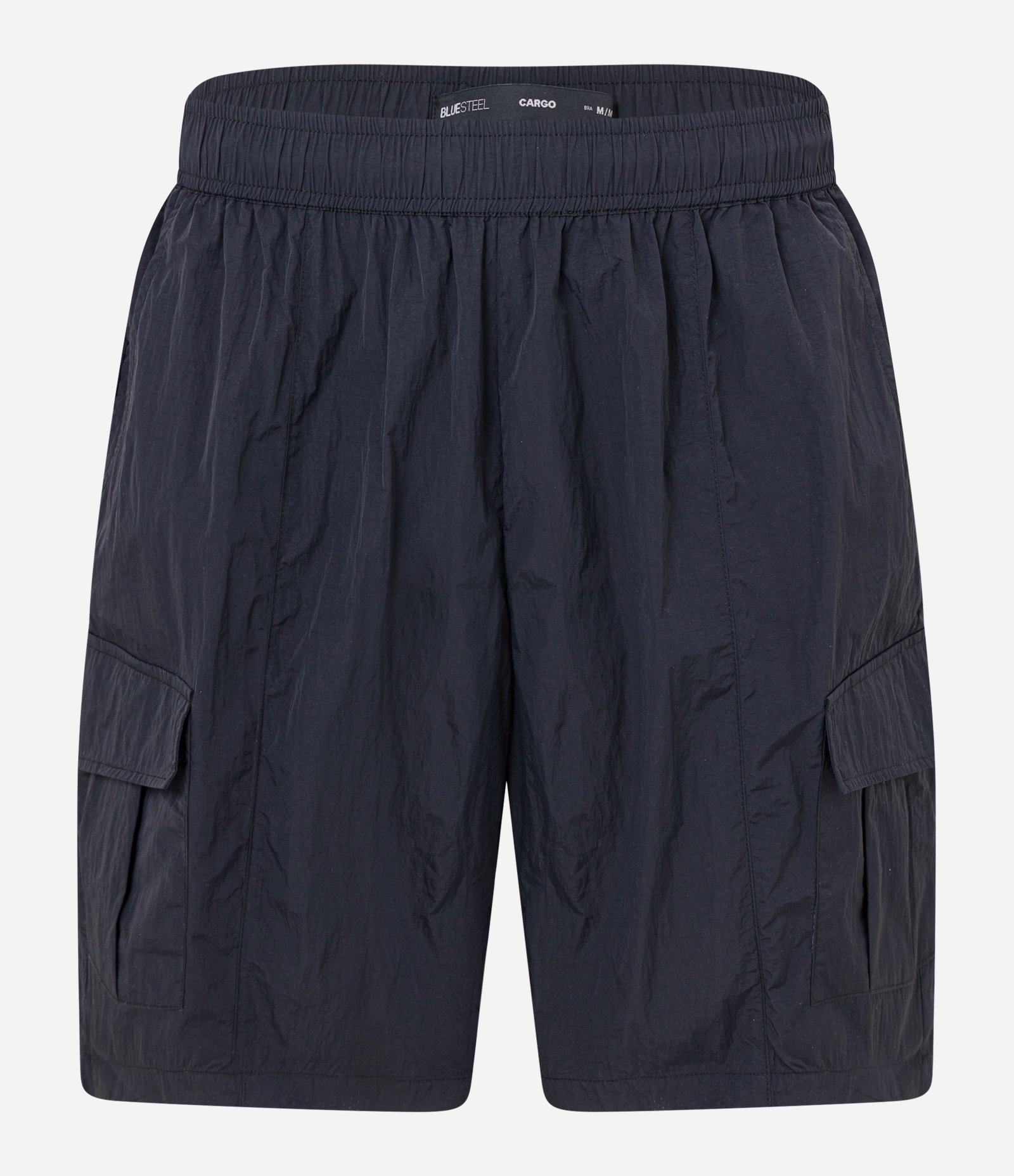 Bermuda em Tecnologia Dry com Cós Elástico e Bolsos Laterais Preto 5