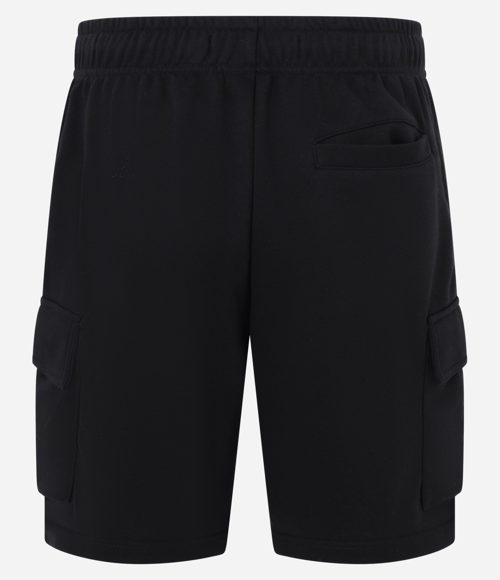 Bermuda Cargo em Moletom French Terry com Estampa Localizada Preto 7