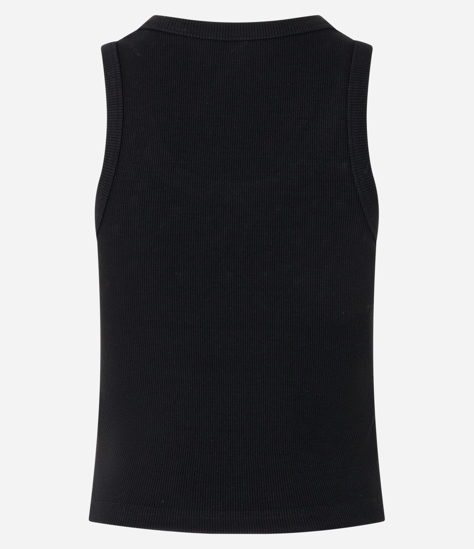 Blusa sem Manga em Ribana com Bordado de Brilhos Aplicados PP 7