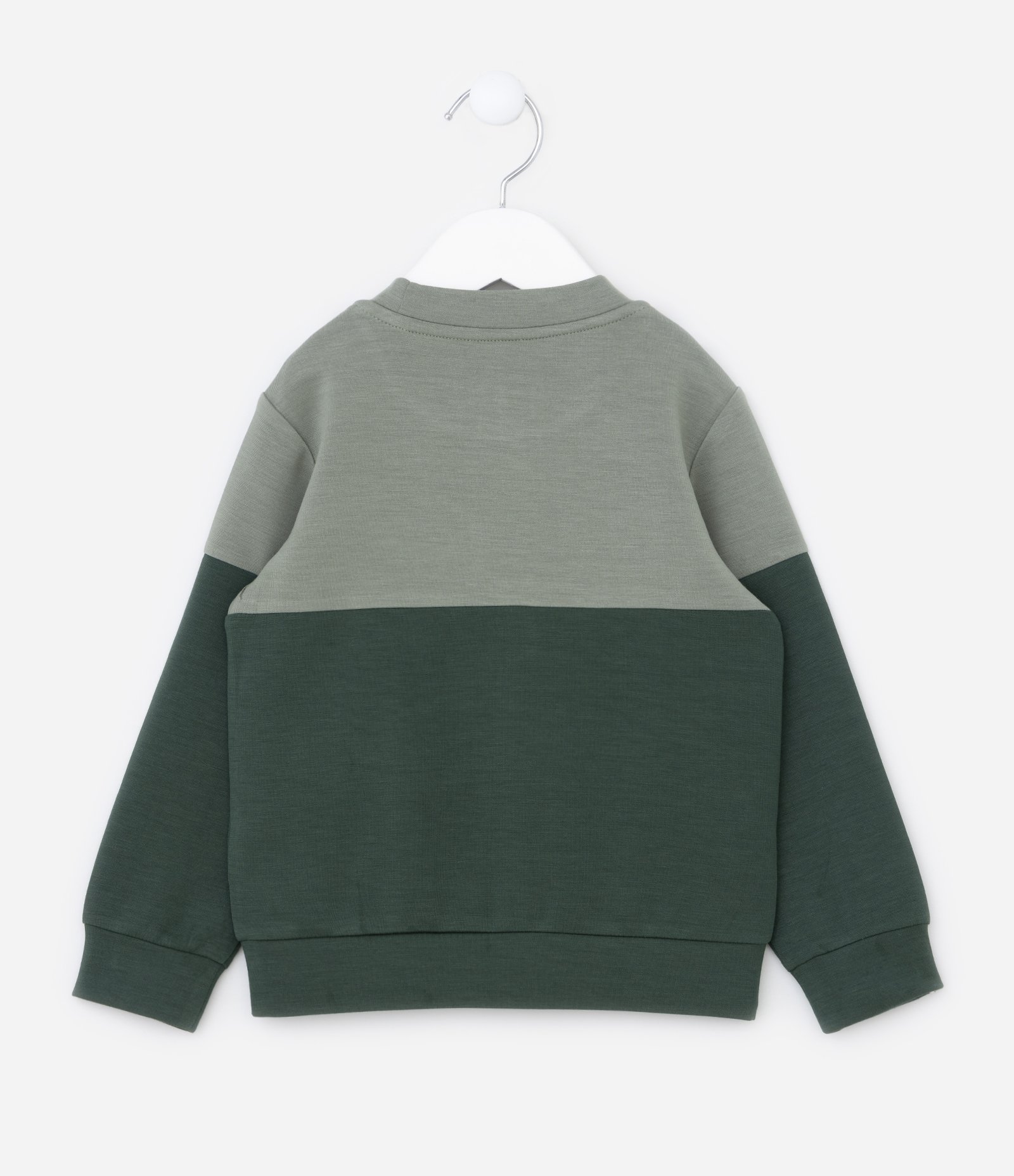 Blusão Infantil em Modal com Recortes - Tam 1 a 6 Anos Verde 2