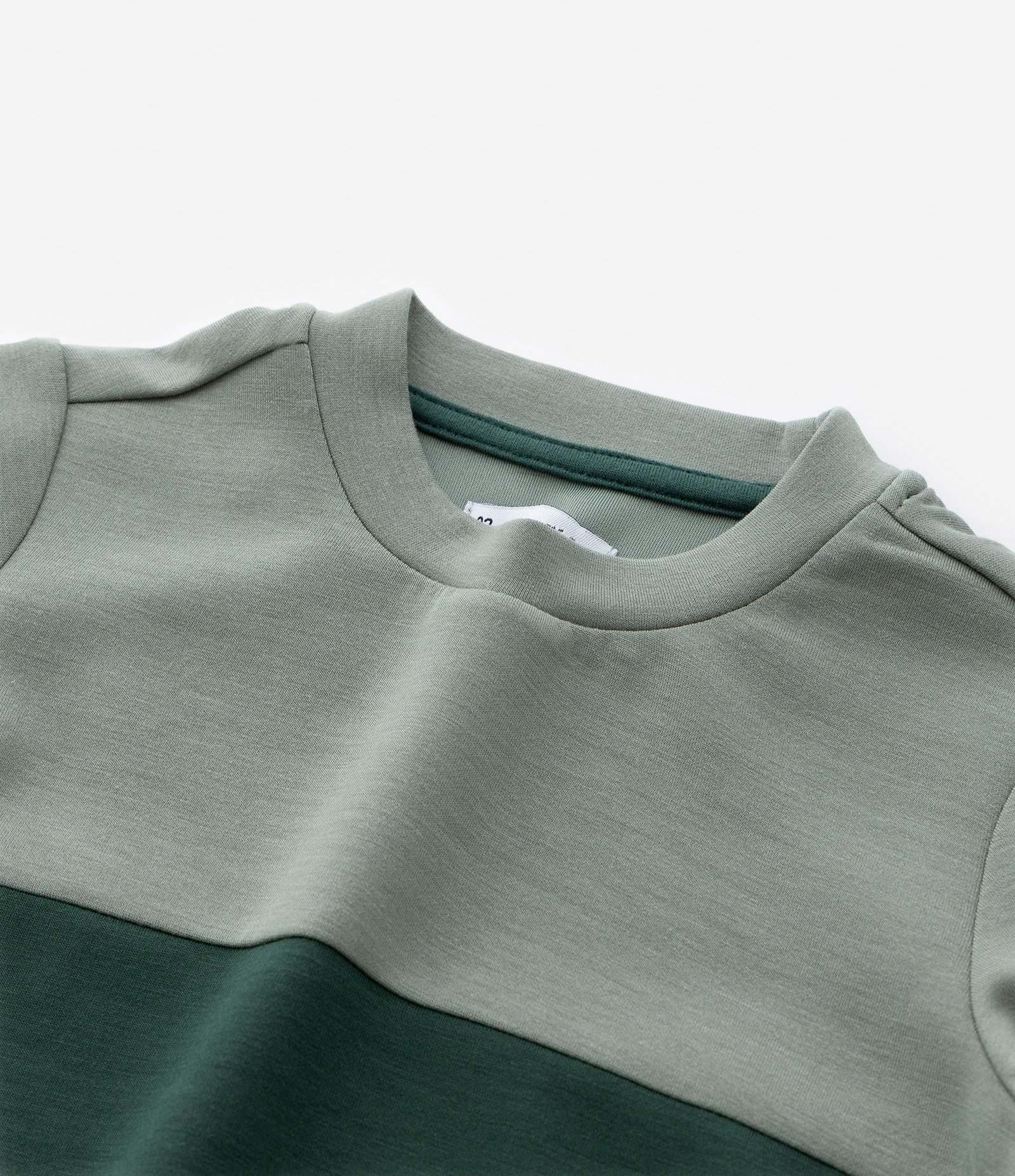 Blusão Infantil em Modal com Recortes - Tam 1 a 6 Anos Verde 4