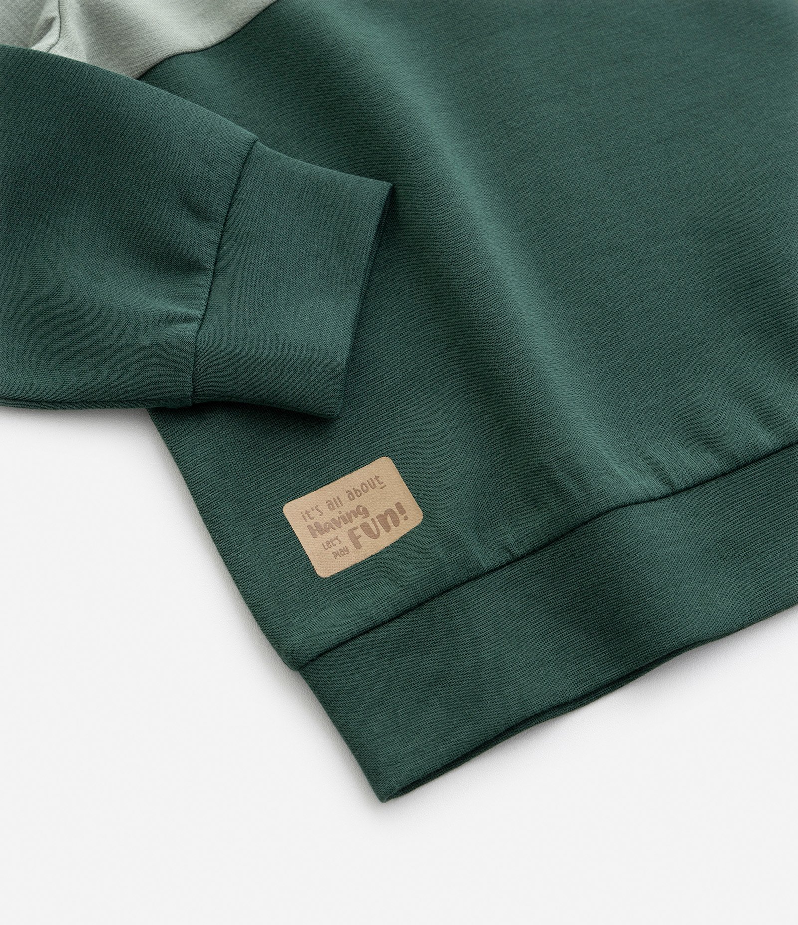 Blusão Infantil em Modal com Recortes - Tam 1 a 6 Anos Verde 5