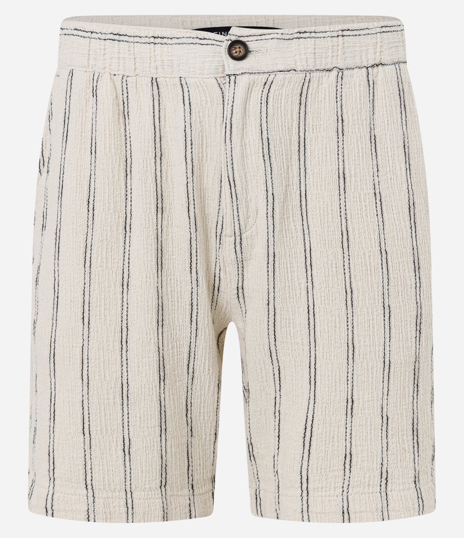 Bermuda em Tela Texturizada com Cordão Interno Off White 5