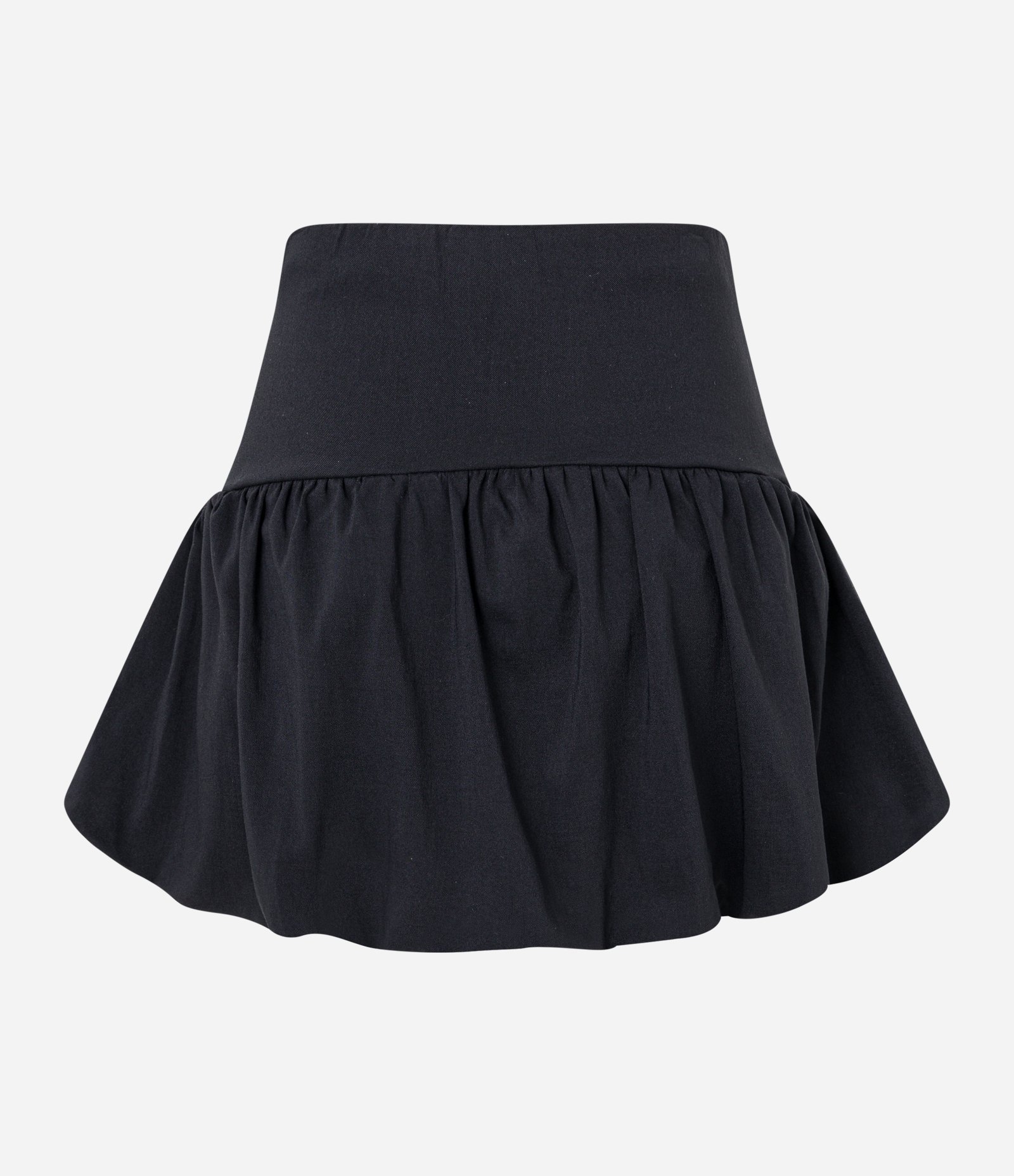 Saia Balonê em Bengaline com Preguinhas Preto 6