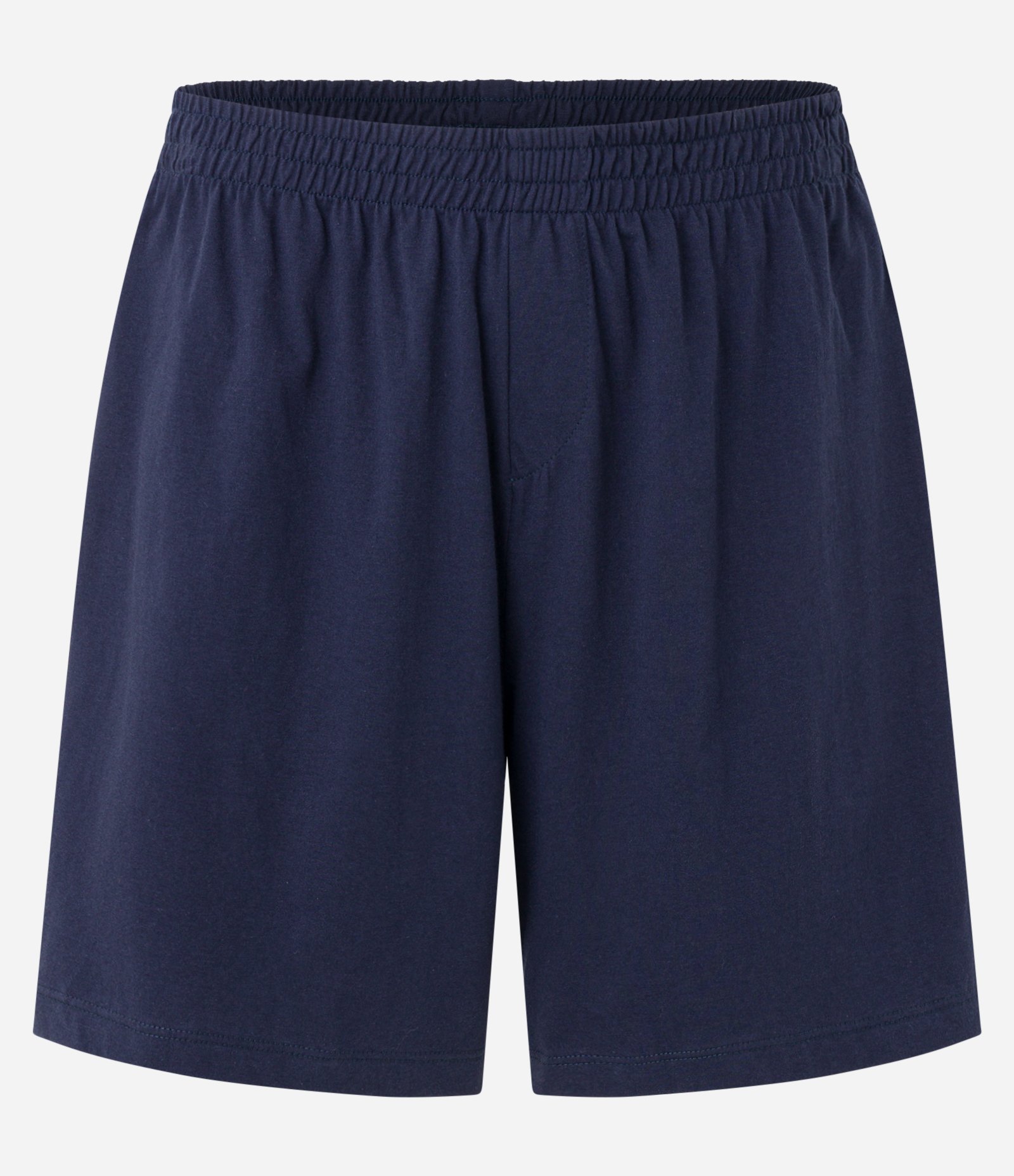Pijama Curto em Malha de Algodão com Listras Azul 7