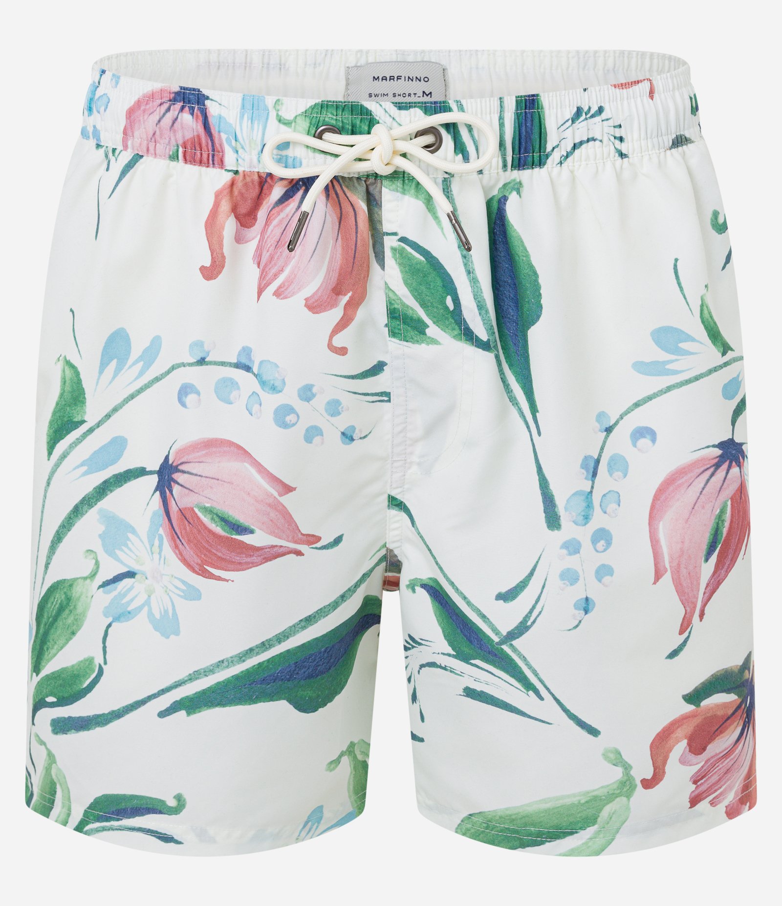 Bermuda em Microfibra com Estampa Floral Branco 6