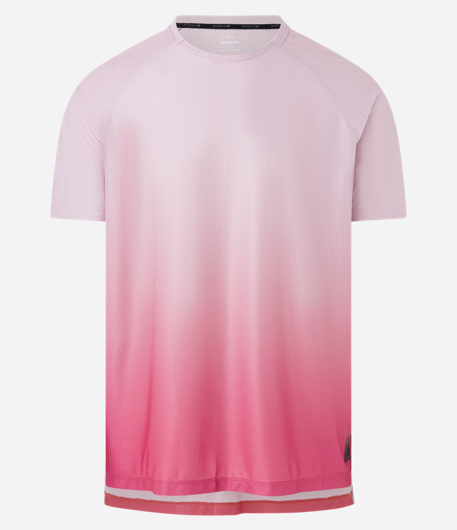 Camiseta Esportiva em Tecnologia Dry Degrade Rosa 5