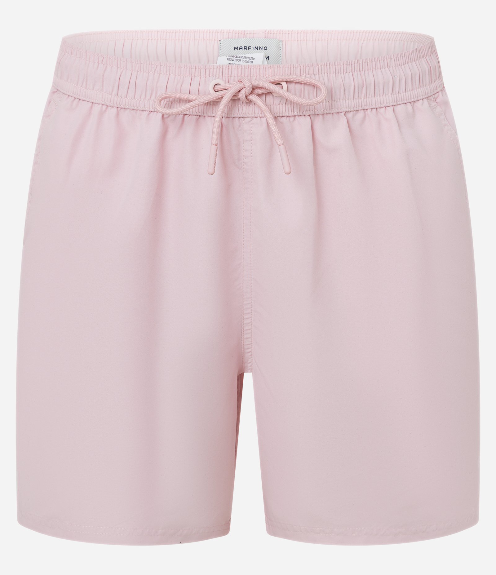 Bermuda de Banho em Microfibra com Cós Elástico e Bolsos 9